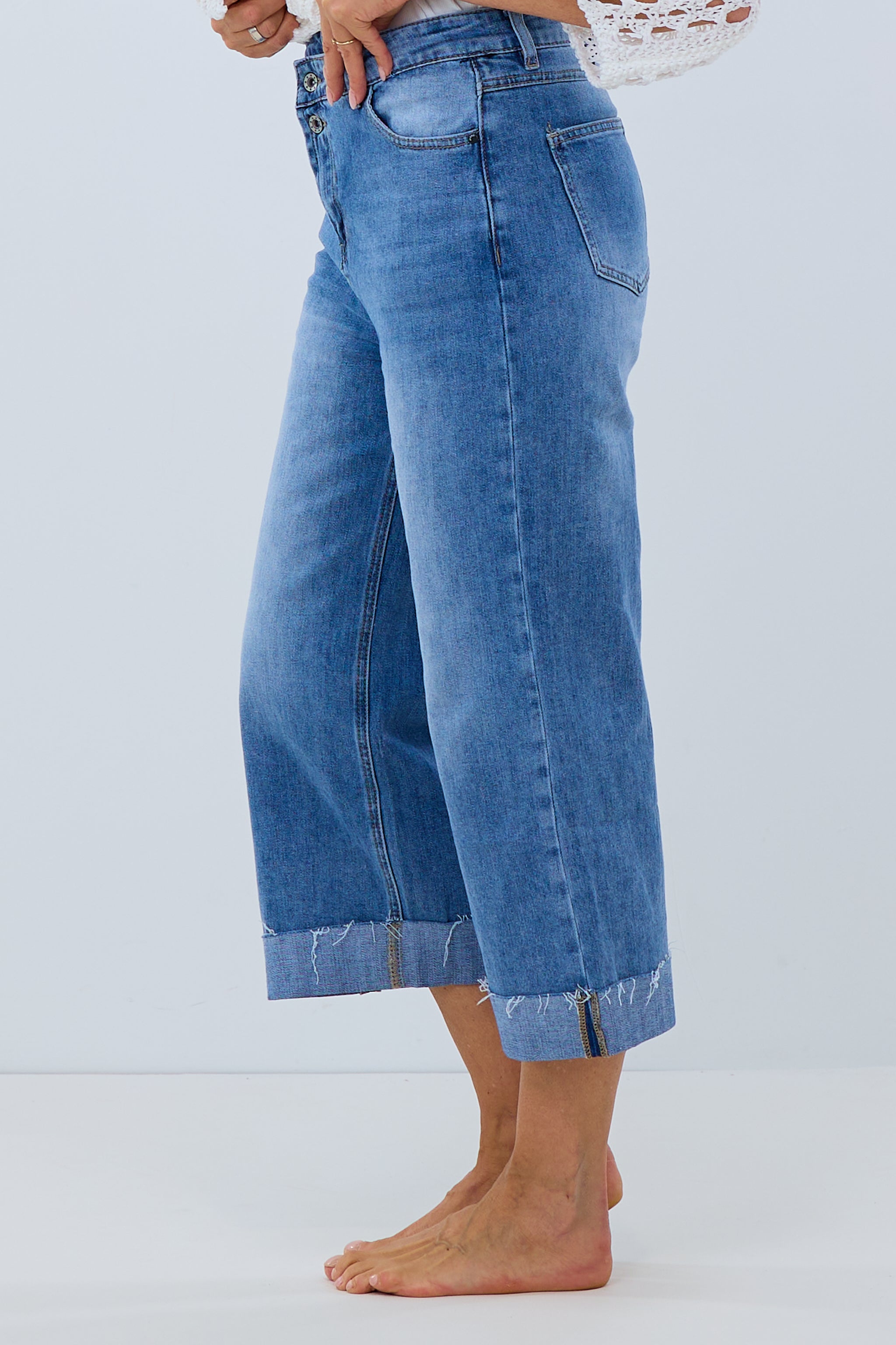 Damen Jeans Culotte blau TLD GmbH