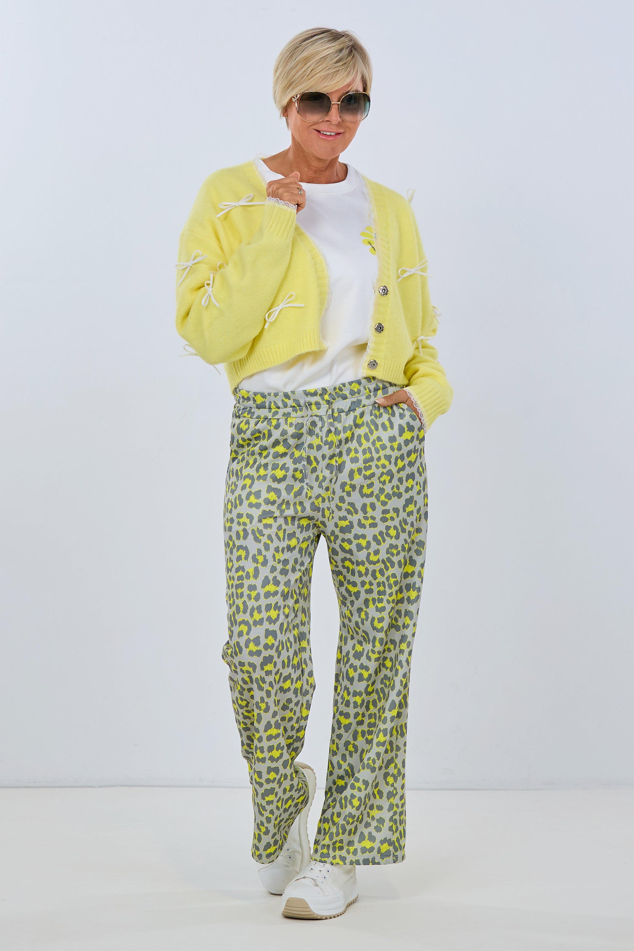 süsser Cardigan mit Schleifchen, gelb von Trends & Lifestyle Deutschland GmbH