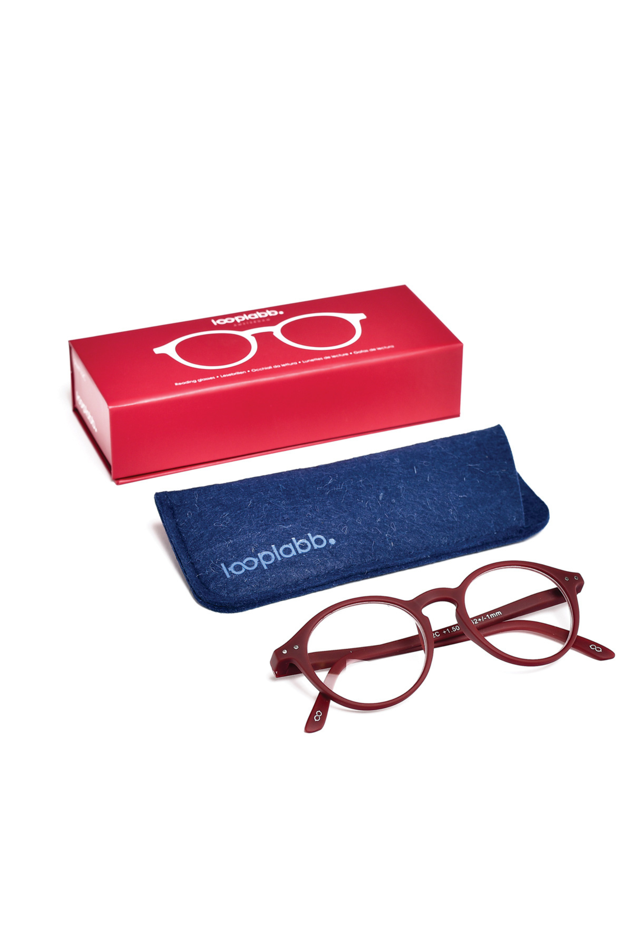Looplabb Lesebrille "Faust" in rot bei Trends & Lifestyle Deutschland