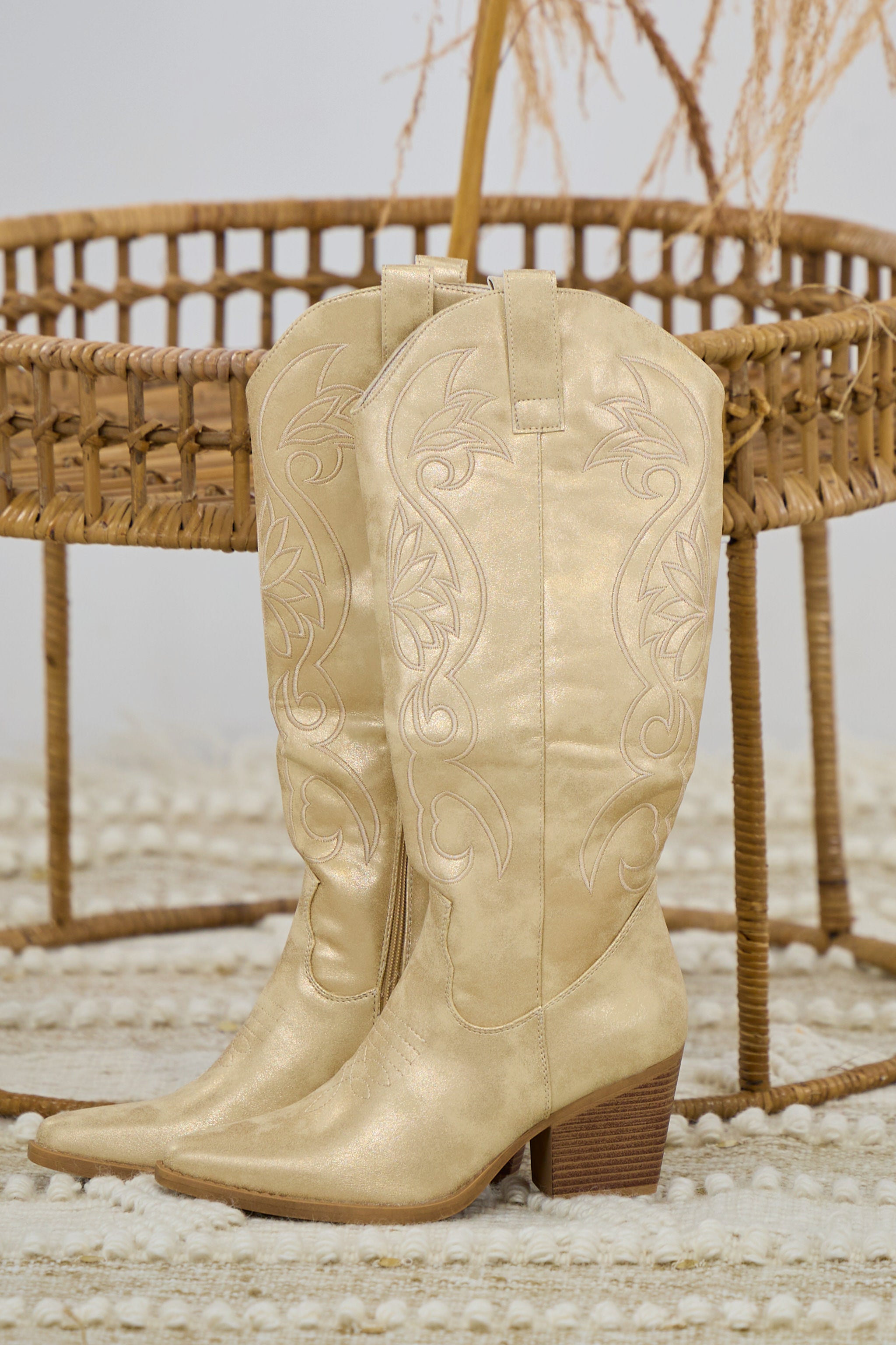 Cowboystiefel, gold von Trends & Lifestyle Deutschland GmbH