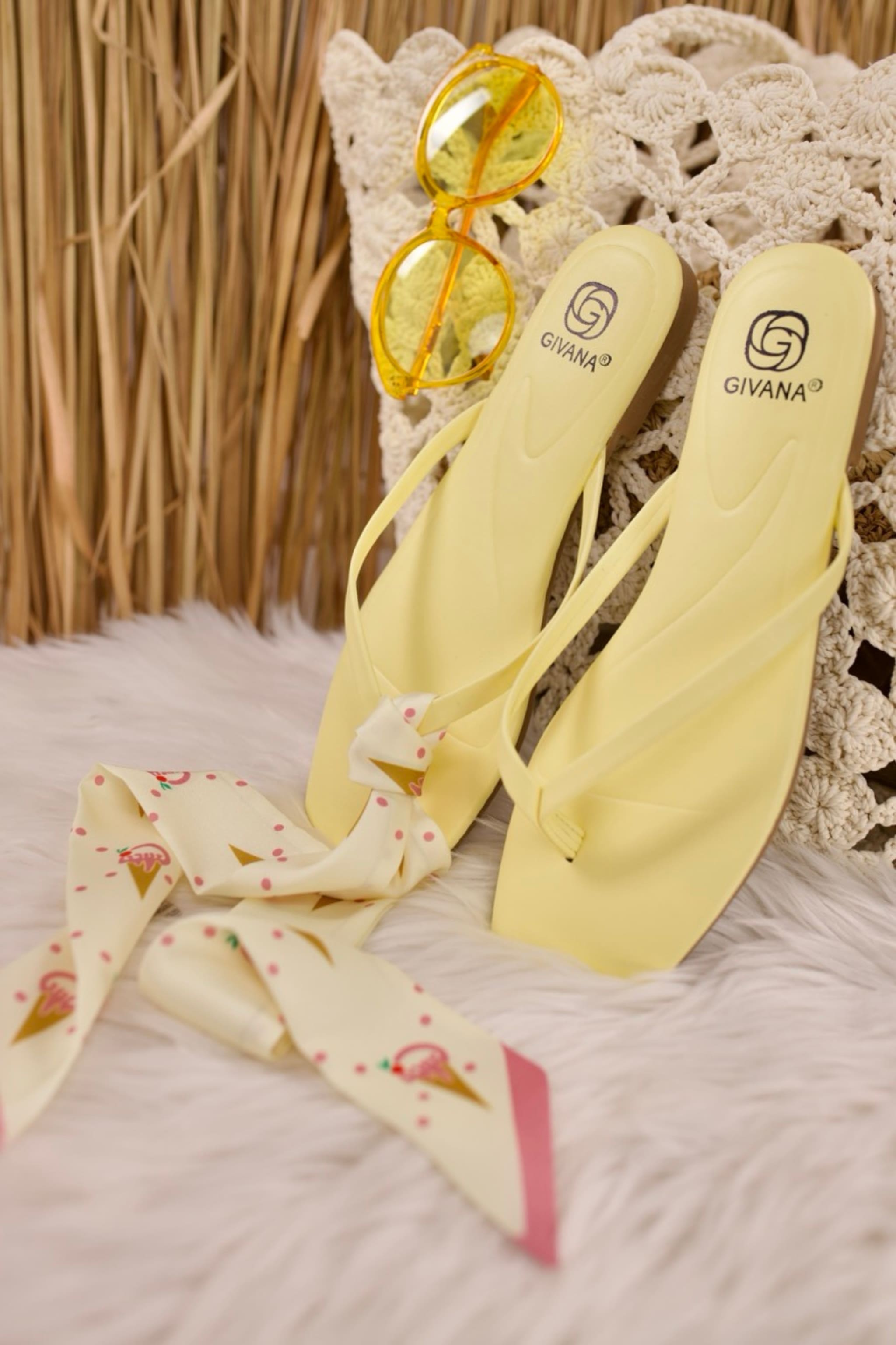Flip-Flops, gelb
