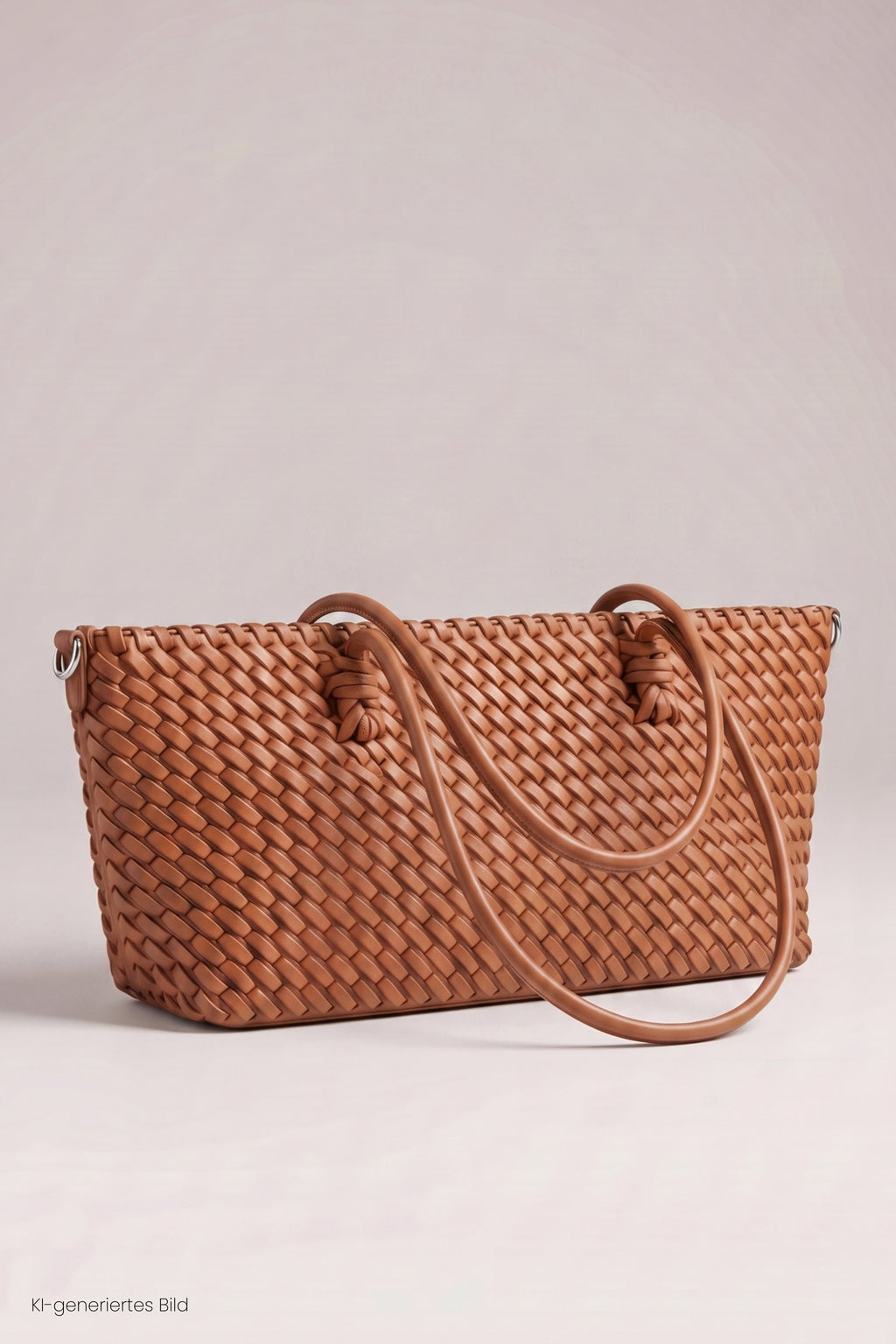 Flecht-Tasche im Baguette Style, camel