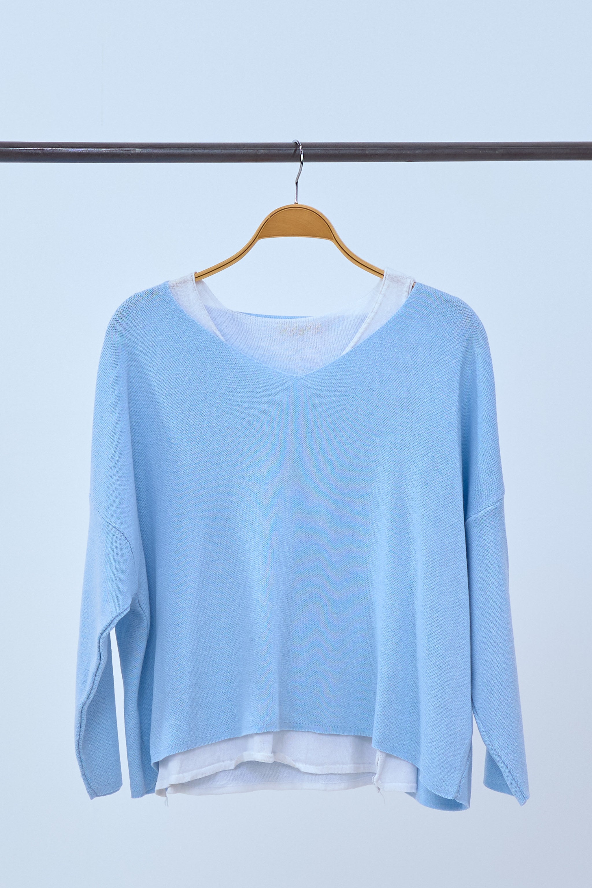 Zwei in eins Pullover in blau von Trends & Lifestyle Deutschland GmbH