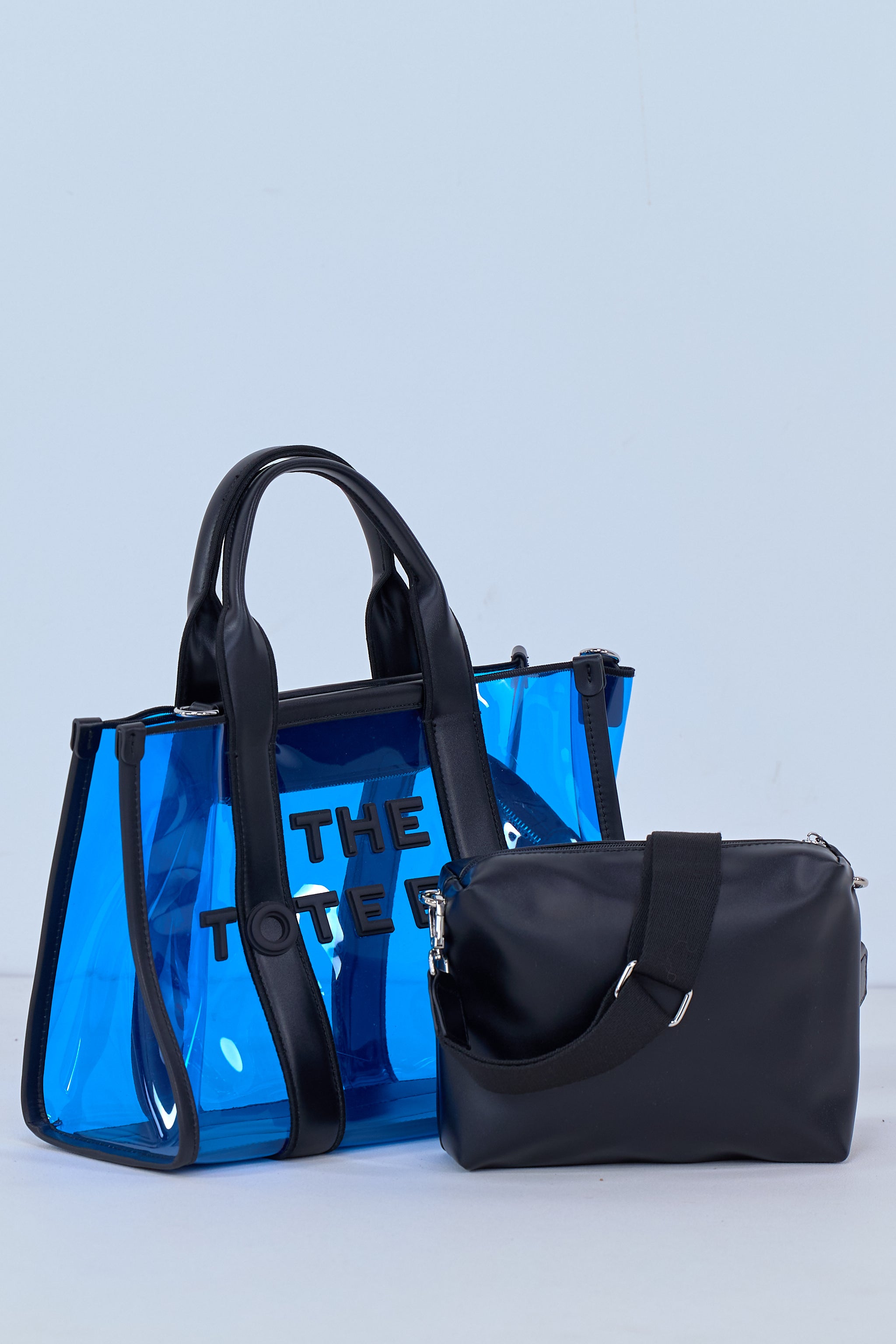 Hochwertige PVC Bag in Bag, blau