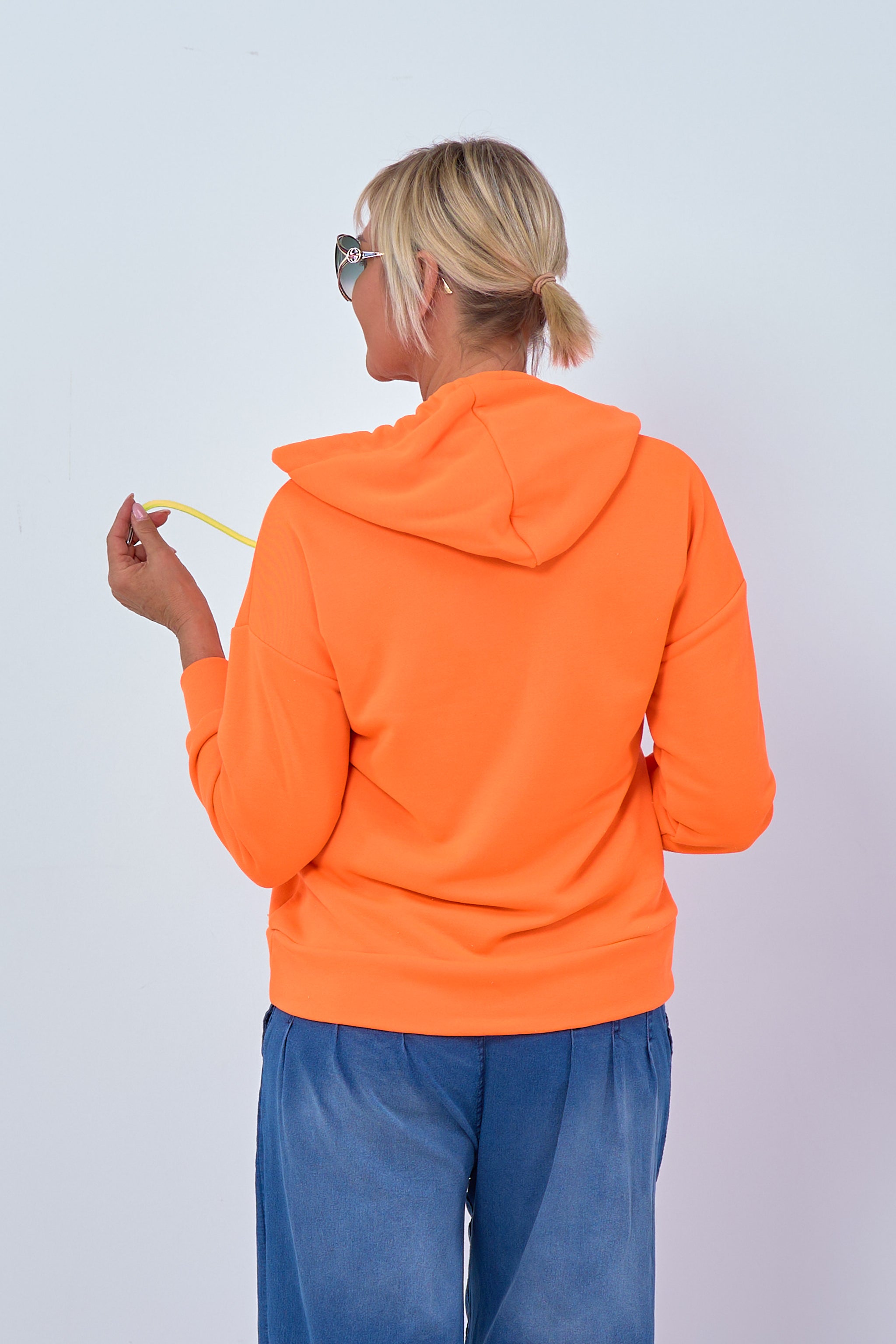 Damen Hoodie orange mit Print TLD GmbH 