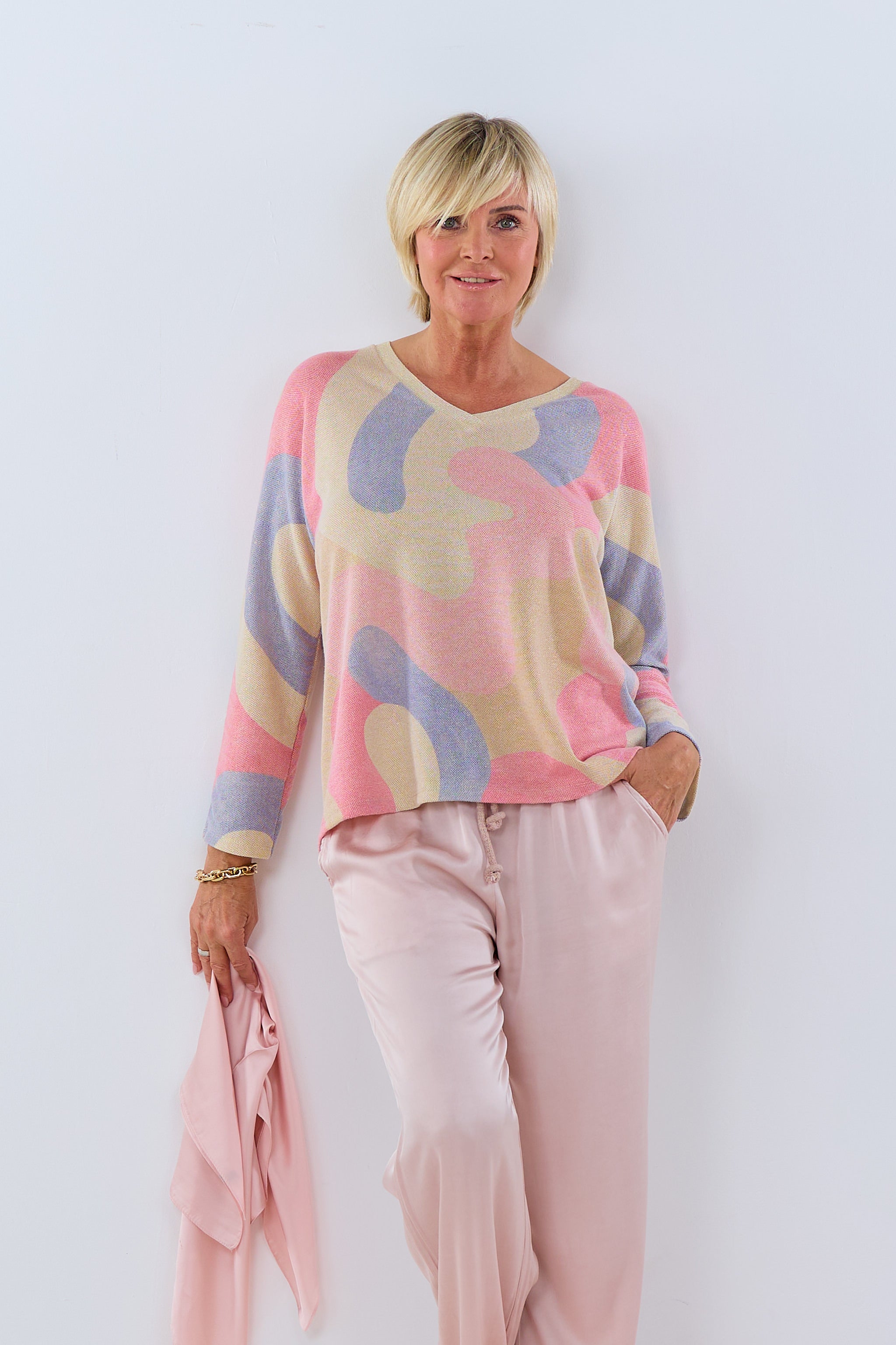 Damen Shirt Muster rosa TLD GmbH