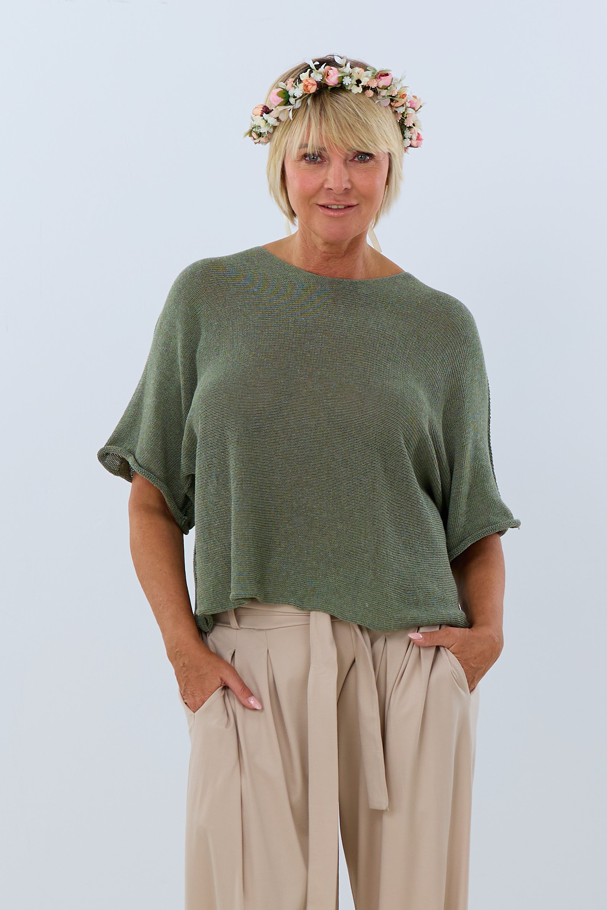 Damen Pullover khaki TLD GmbH