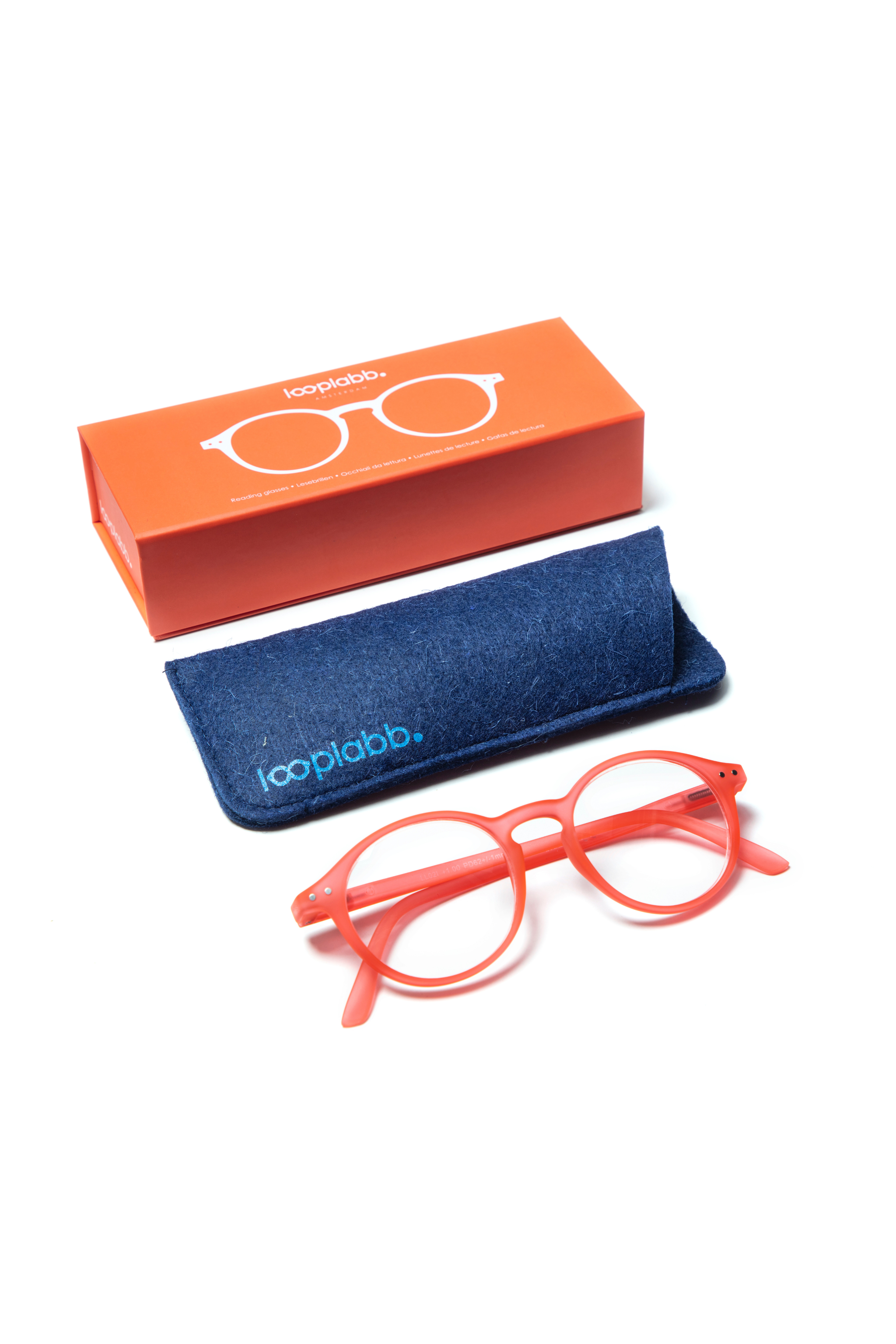 Looplabb Lesebrille "Faust" in apricot bei Trends & Lifestyle Deutschland 