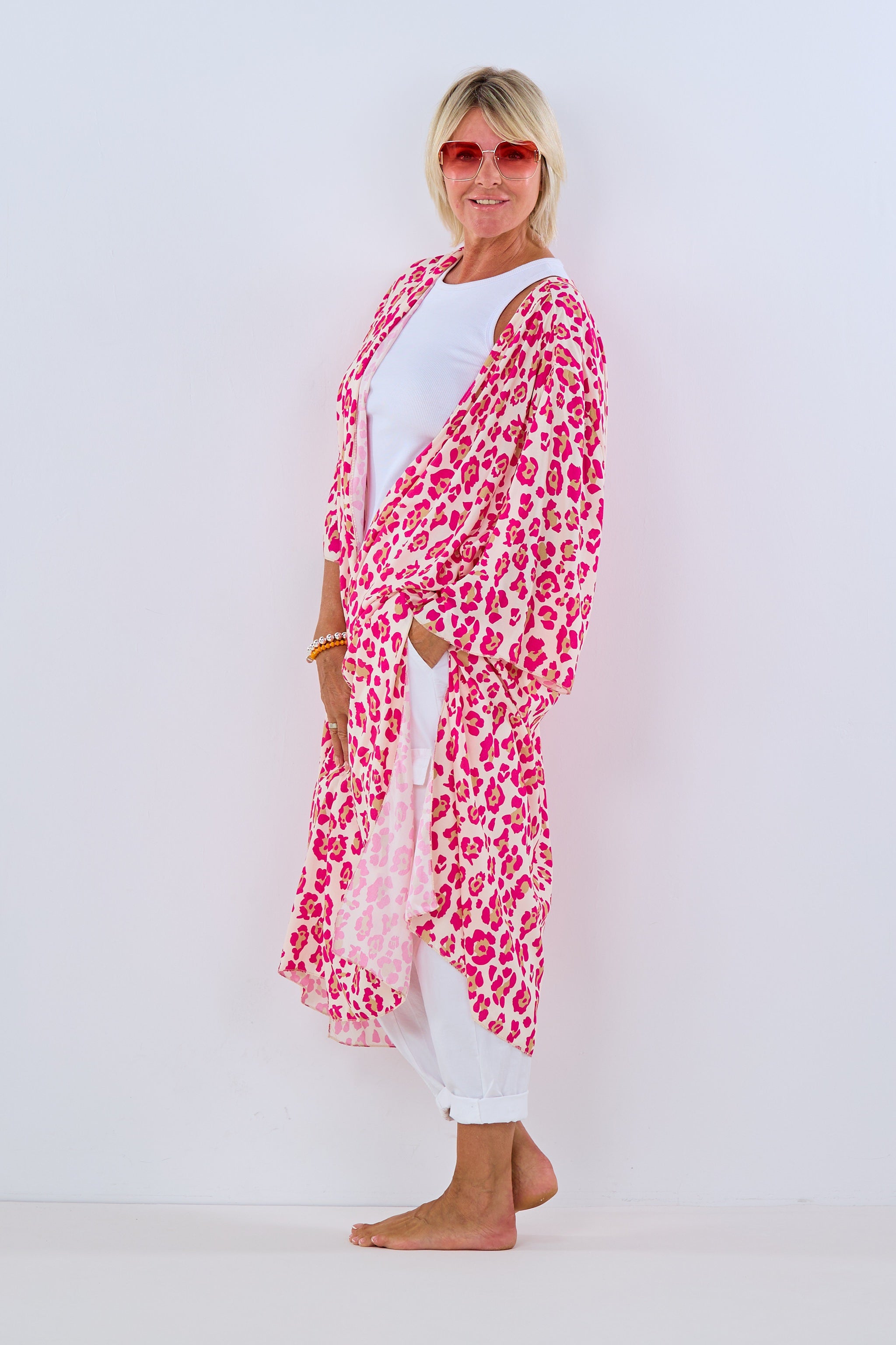langer Kimono Leo, beige-pink von Trends & Lifestyle