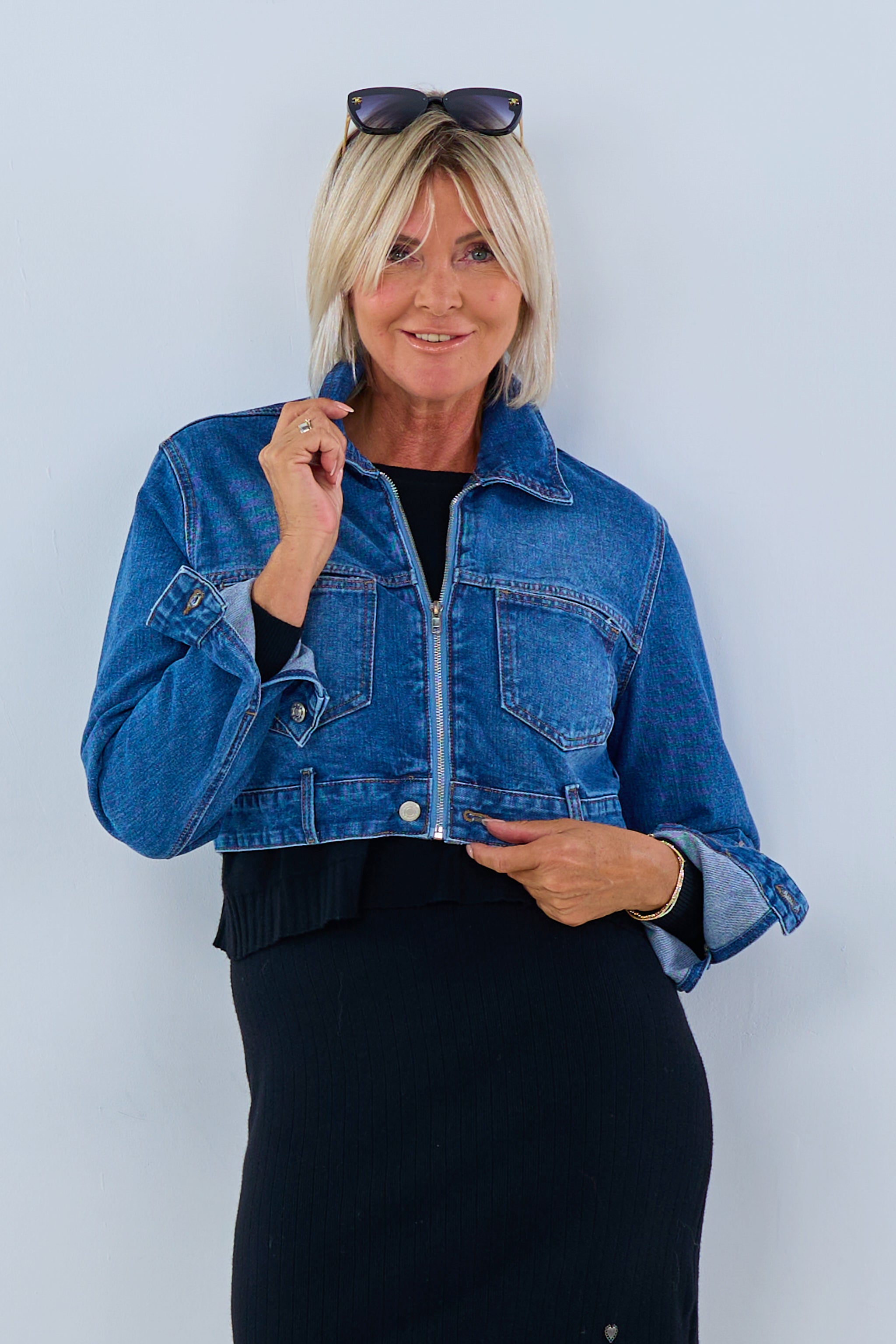 Cropped Jeansjacke, denim von Trends & Lifestyle