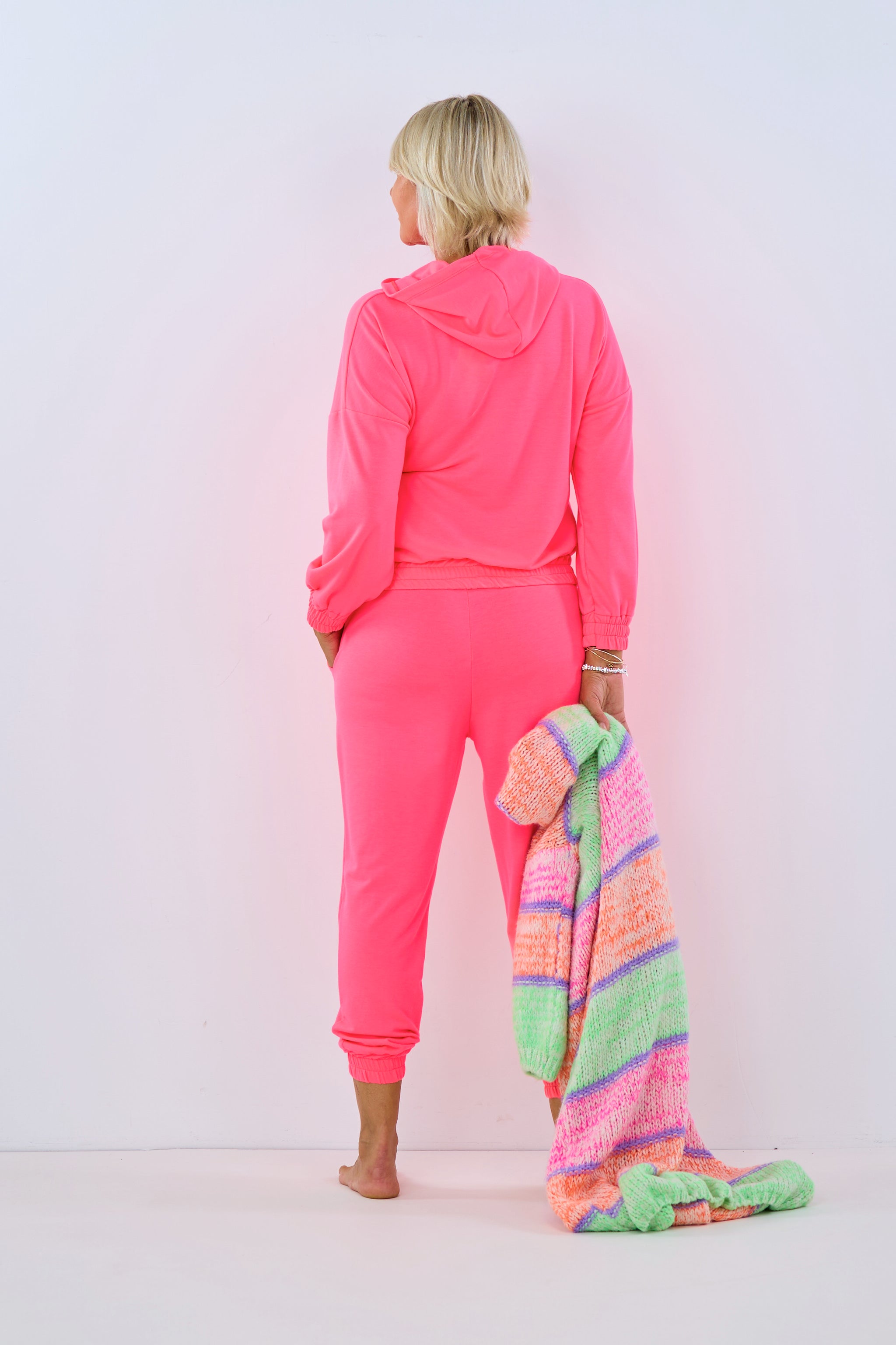 2-Teiler Hoodie & Hose, neon pink von Trends & Lifestyle