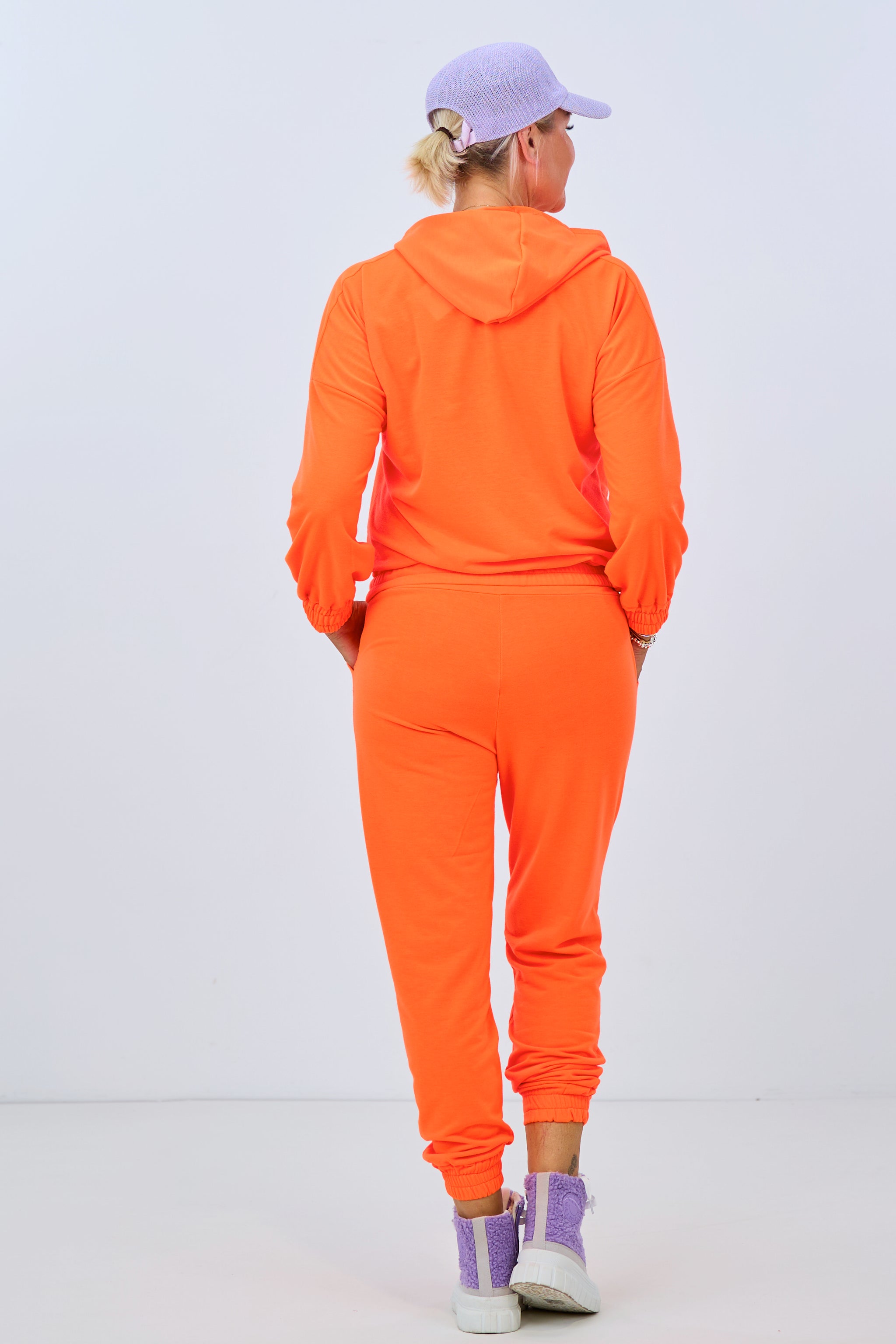 2-Teiler Hoodie & Hose, neon orange von Trends & Lifestyle