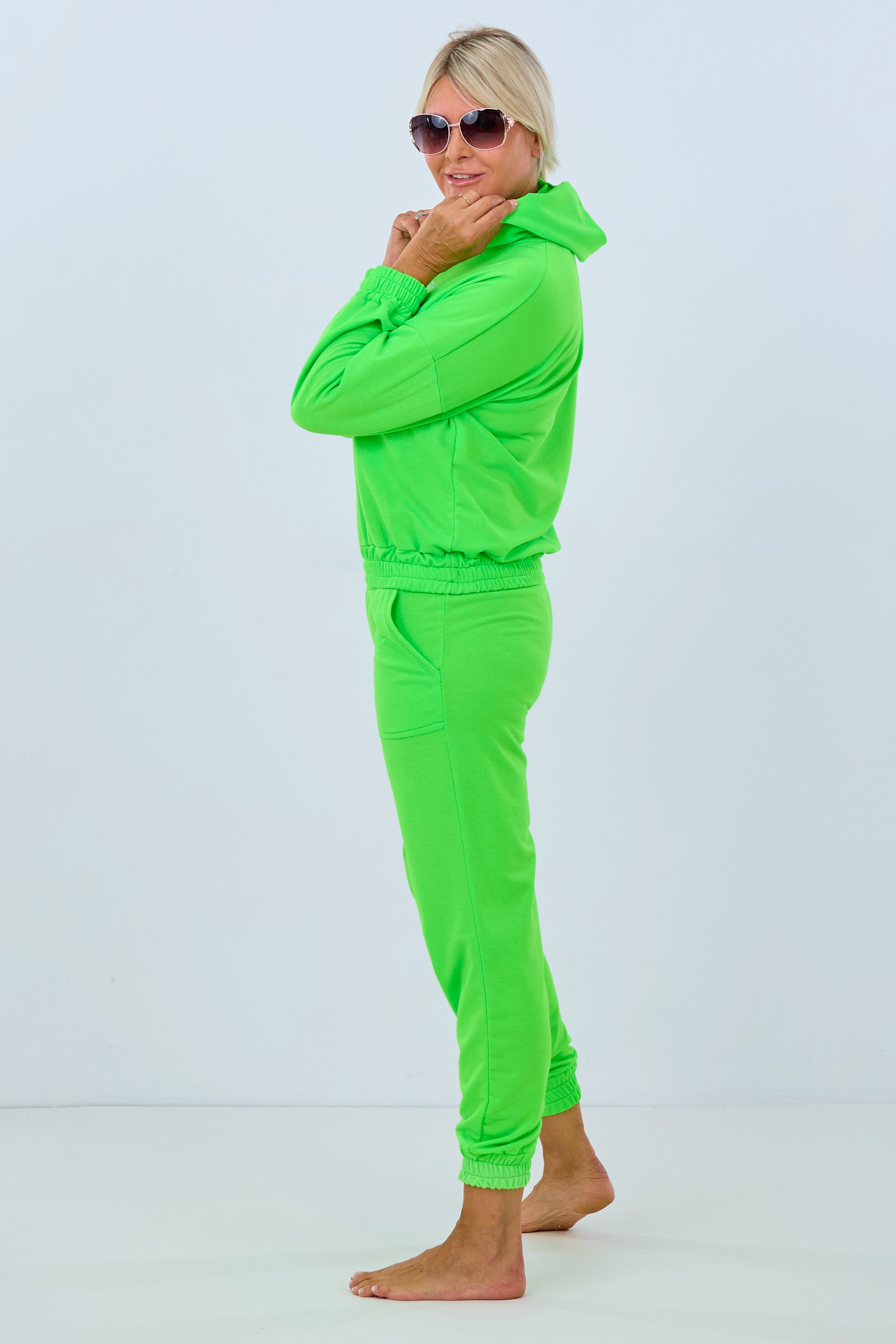 2-Teiler Hoodie & Hose, neon grün von Trends & Lifestyle