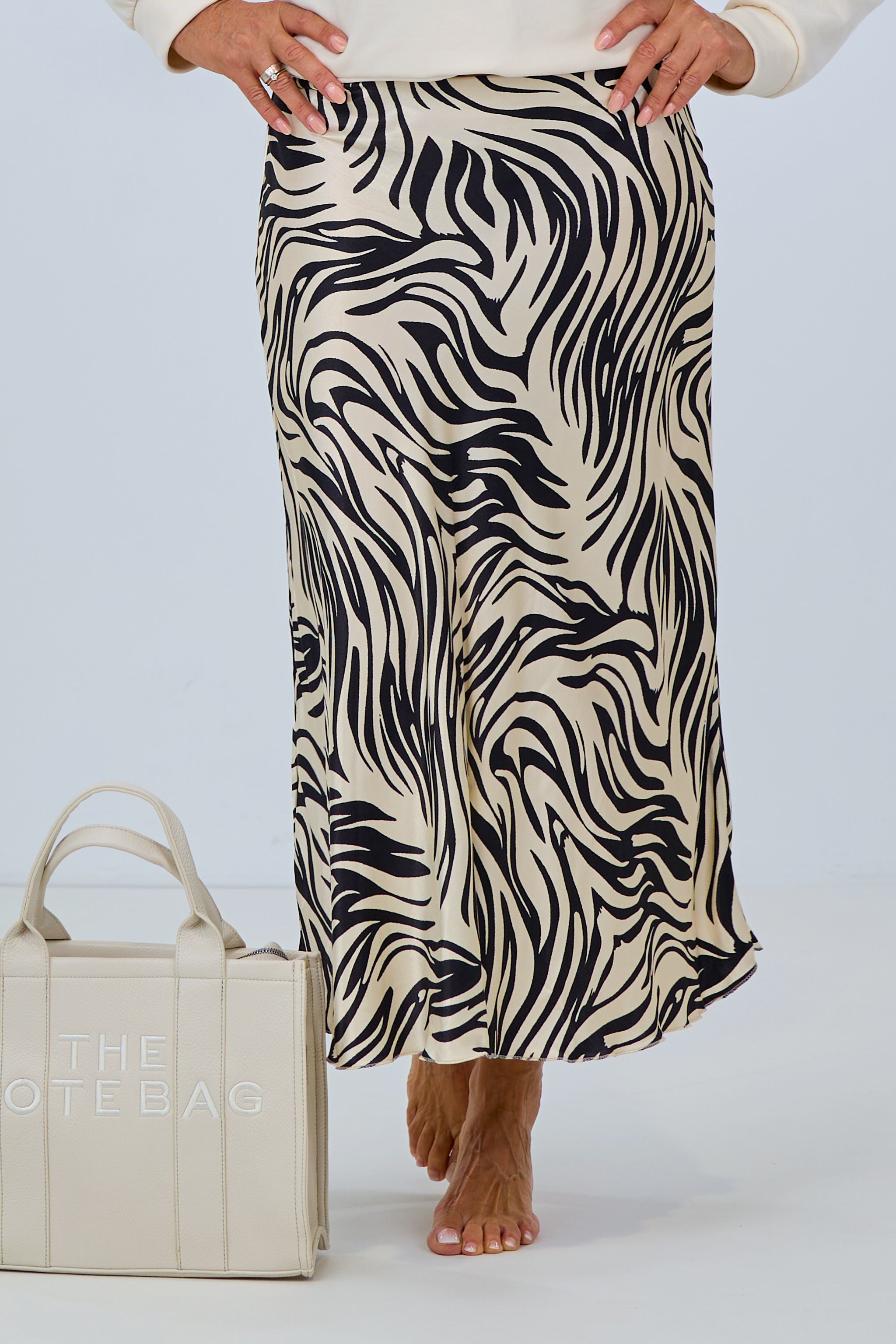 Satin Rock im zebra Design von Trends & Lifestyle