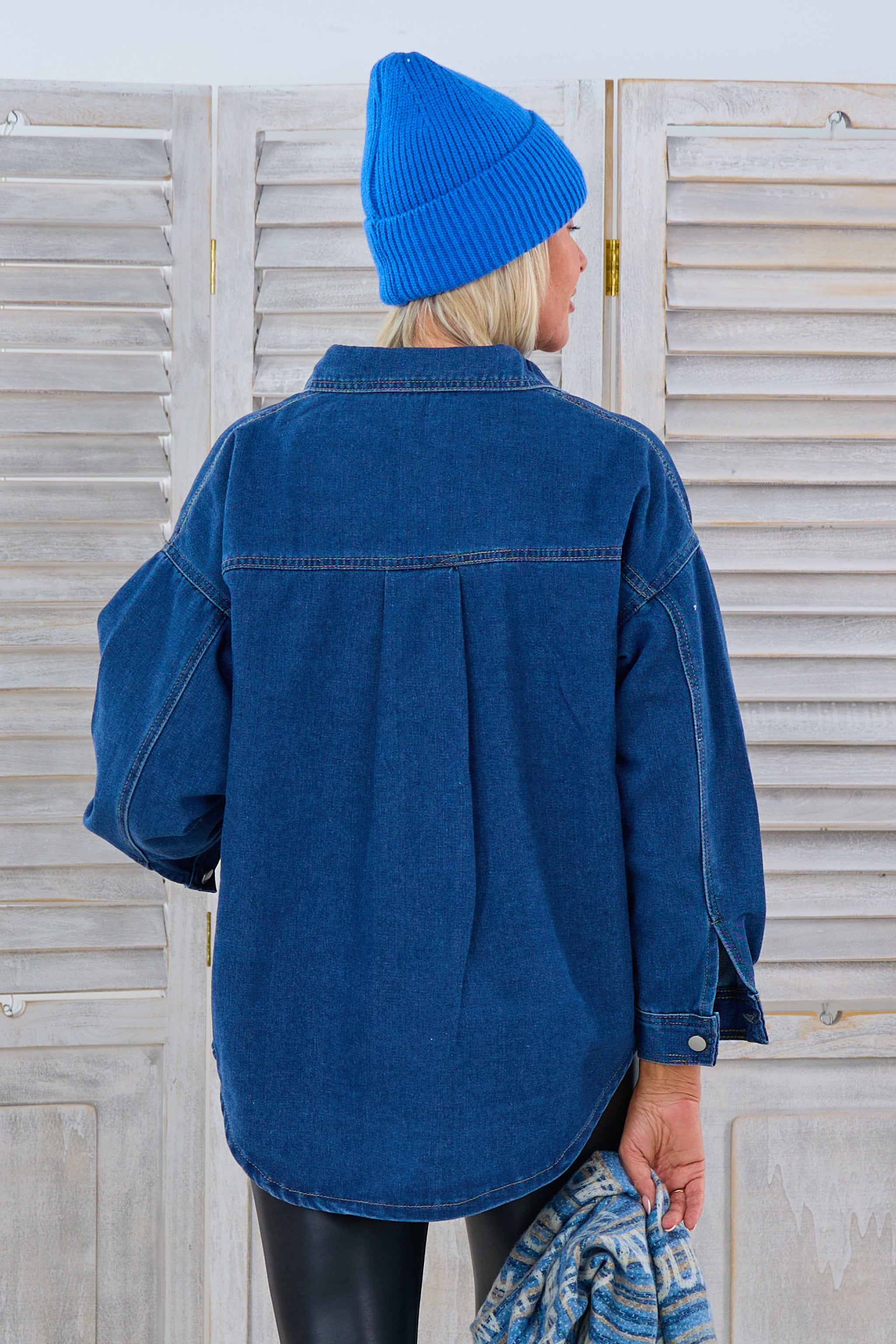 Oversized Jeanshemd, denim blau von Trends & Lifestyle