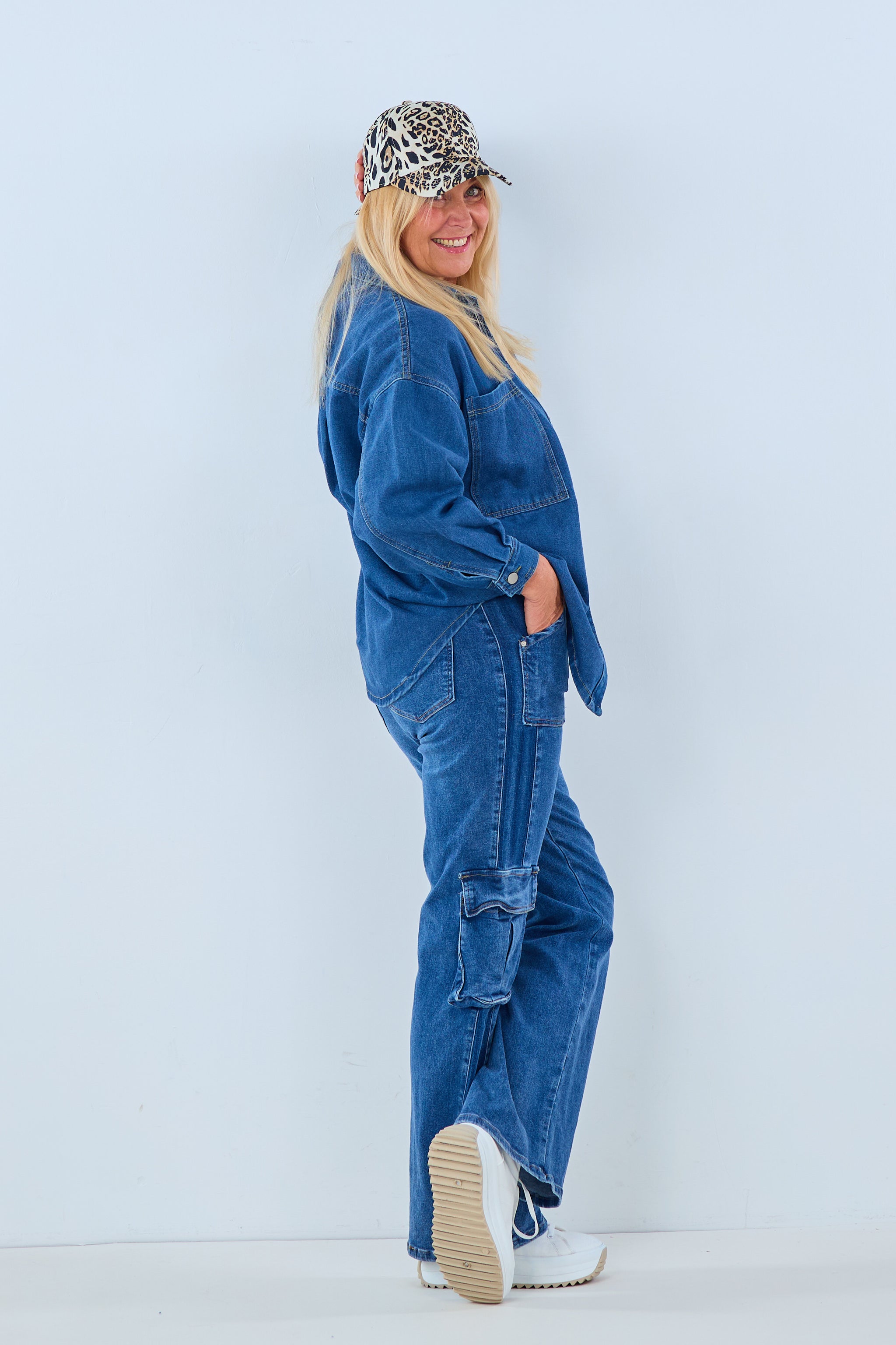 Oversized Jeanshemd, denim blau von Trends & Lifestyle