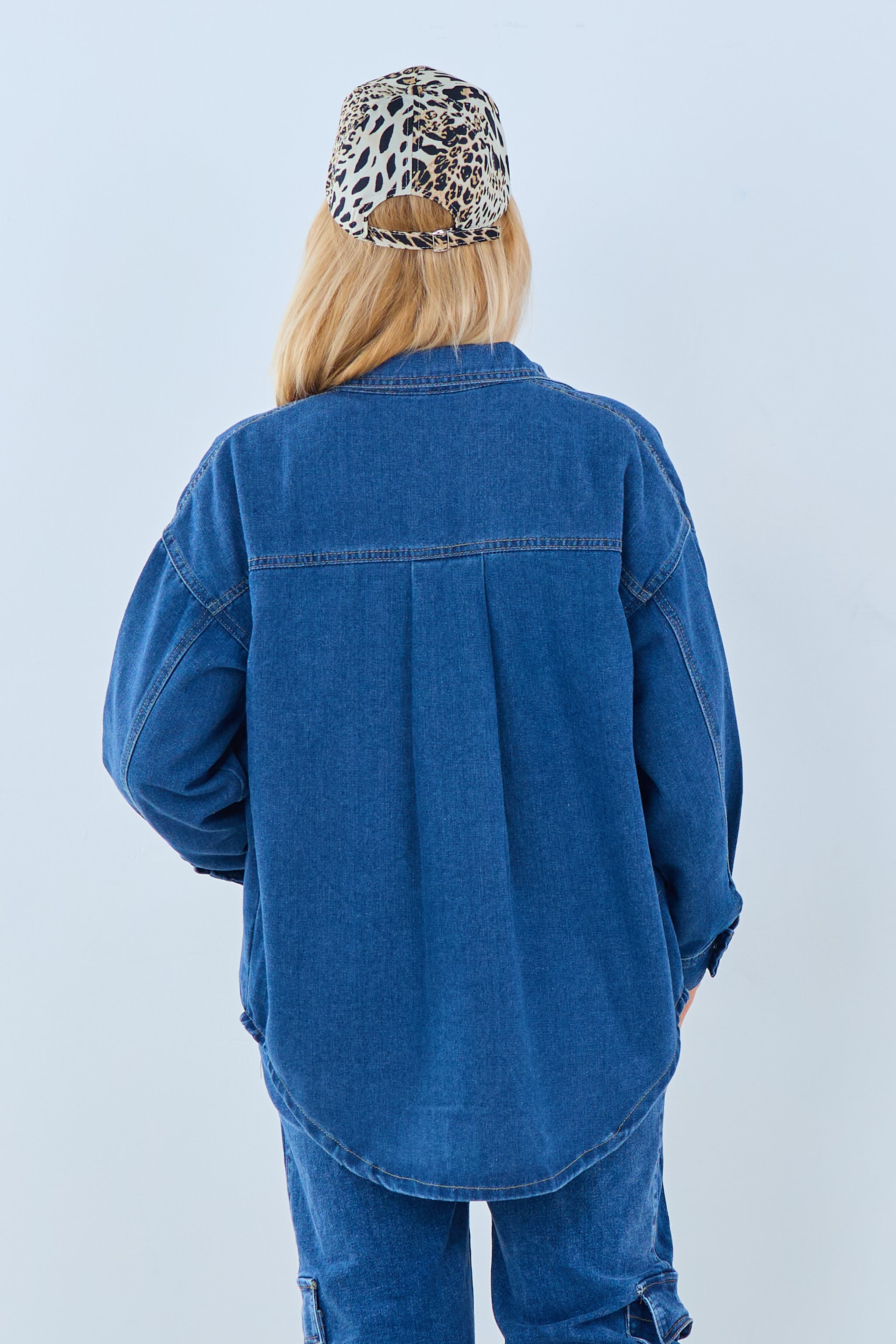 Oversized Jeanshemd, denim blau von Trends & Lifestyle