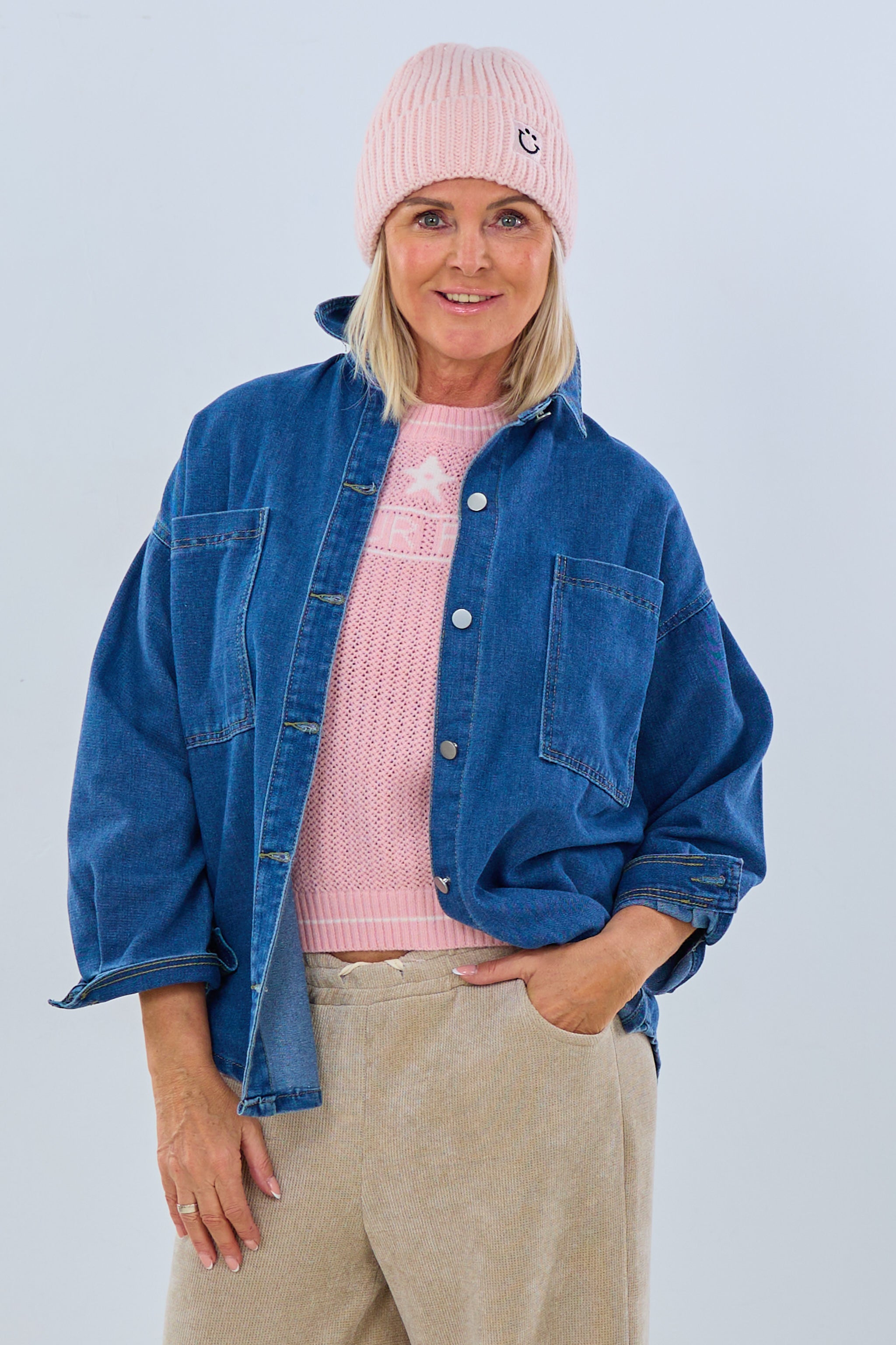 Oversized Jeanshemd, denim blau von Trends & Lifestyle Deutschland GmbH