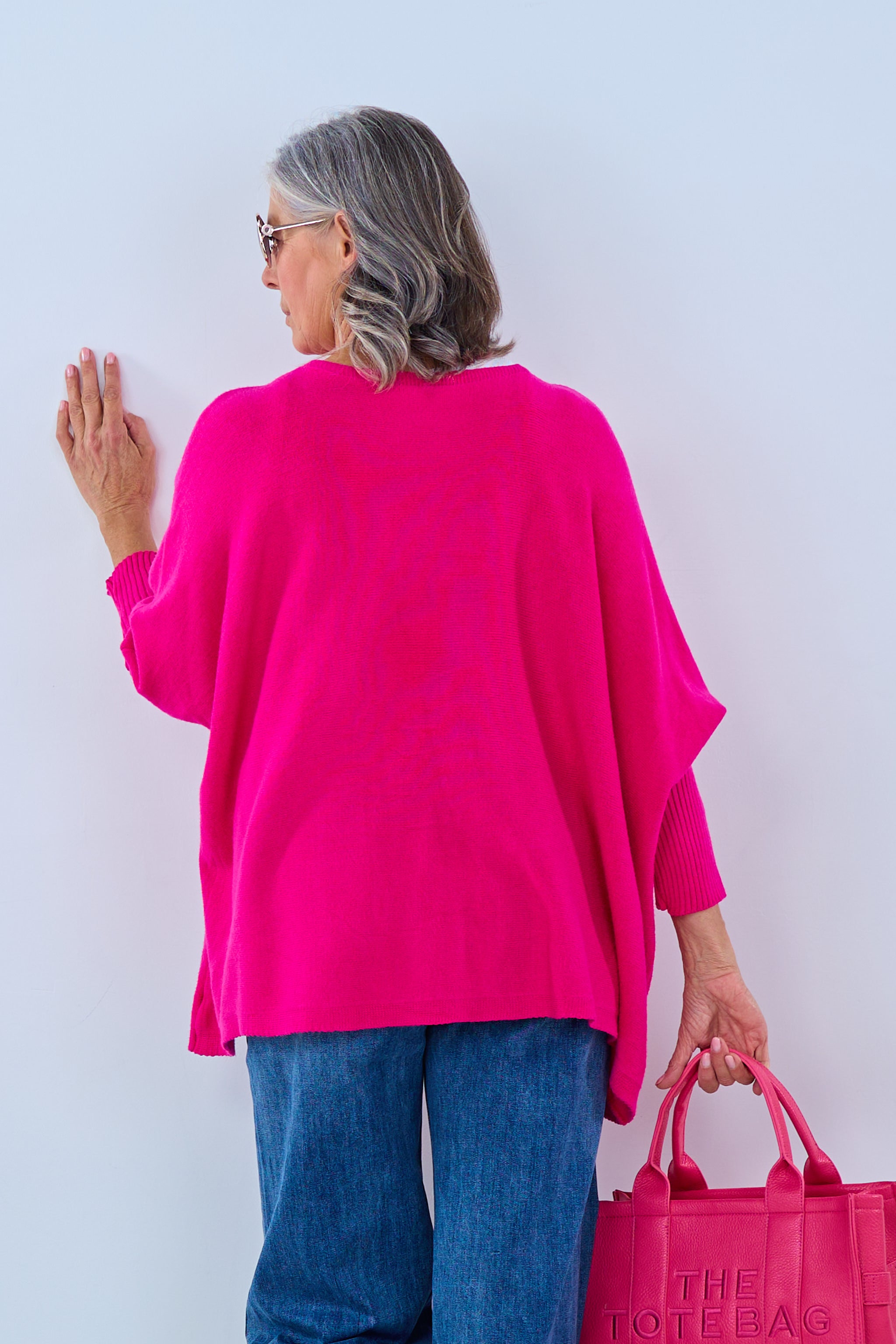 Pulli mit Fledermausärmeln, pink von Trends & Lifestyle