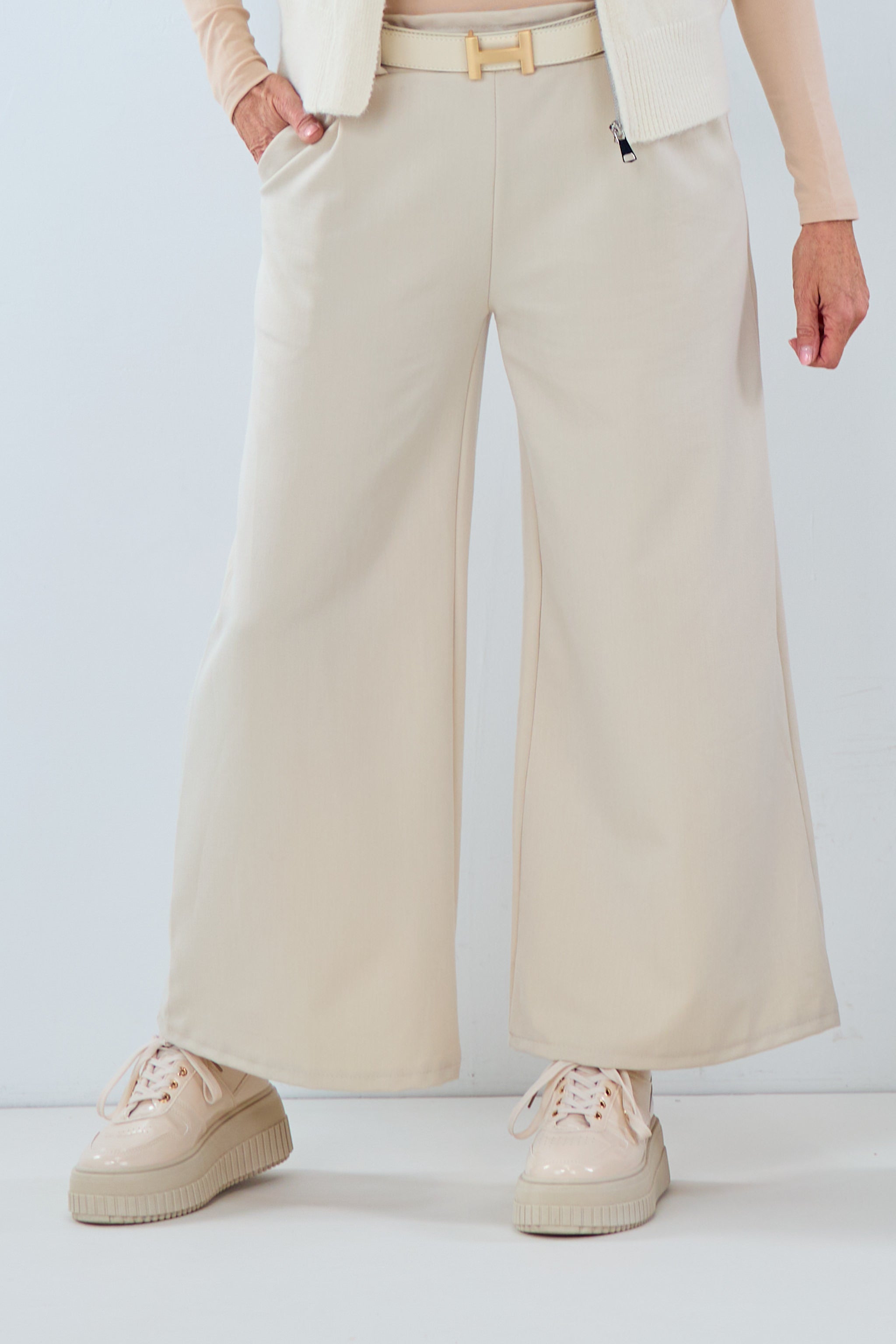 Culotte/Marlene Hose, beige von Trends & Lifestyle