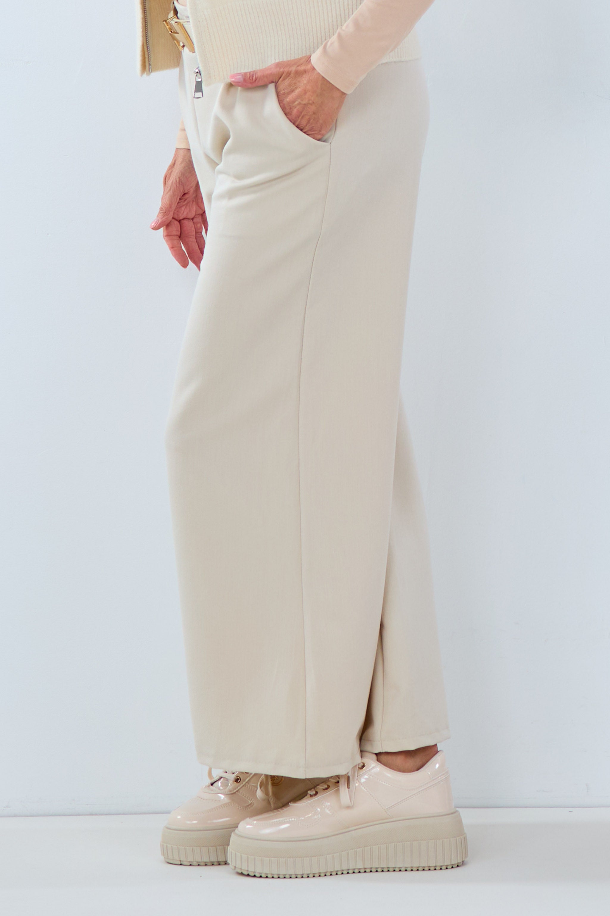 Culotte/Marlene Hose, beige von Trends & Lifestyle