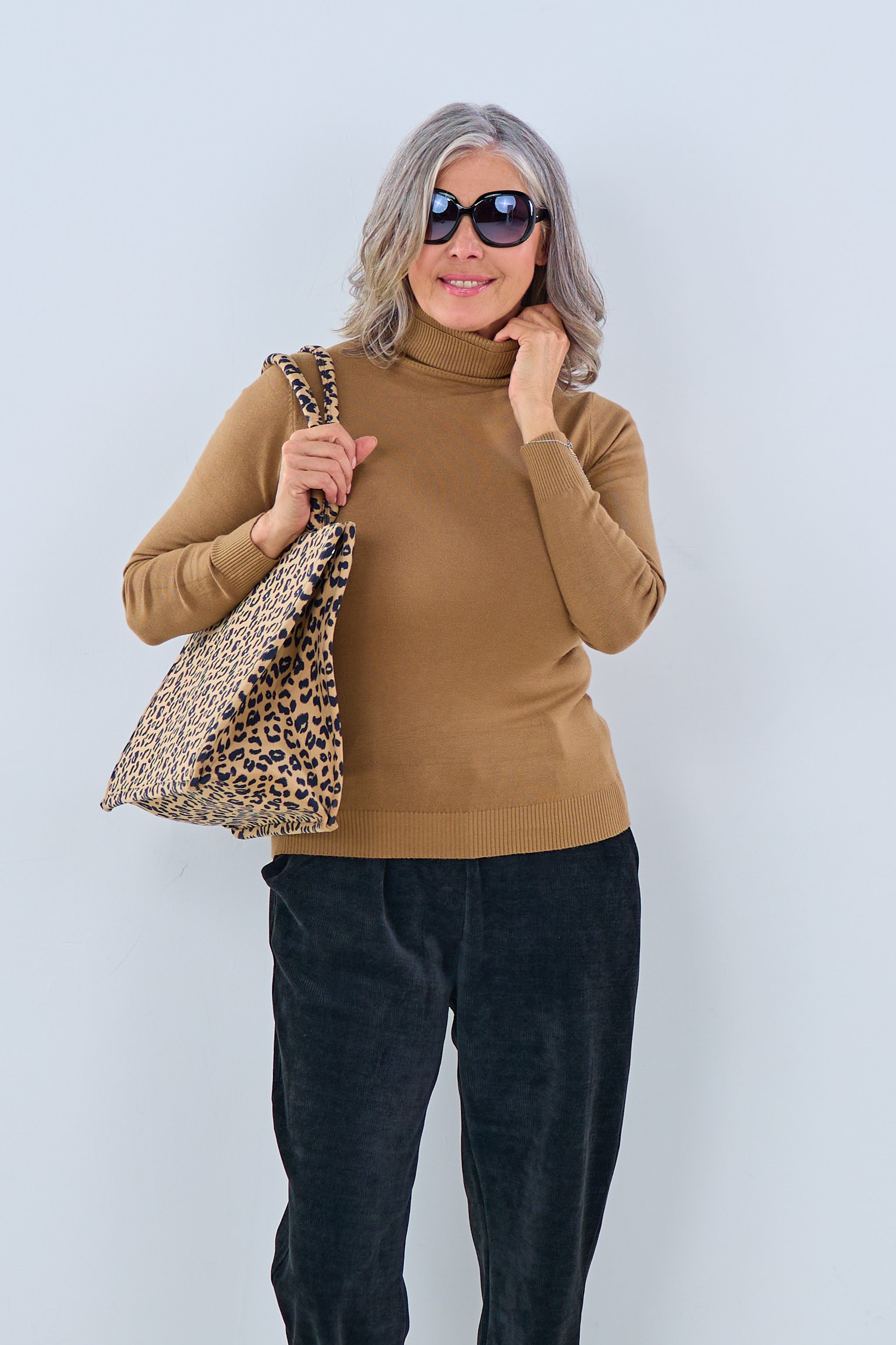 Rollkragen Pulli "Senorita", camel von Trends & Lifestyle