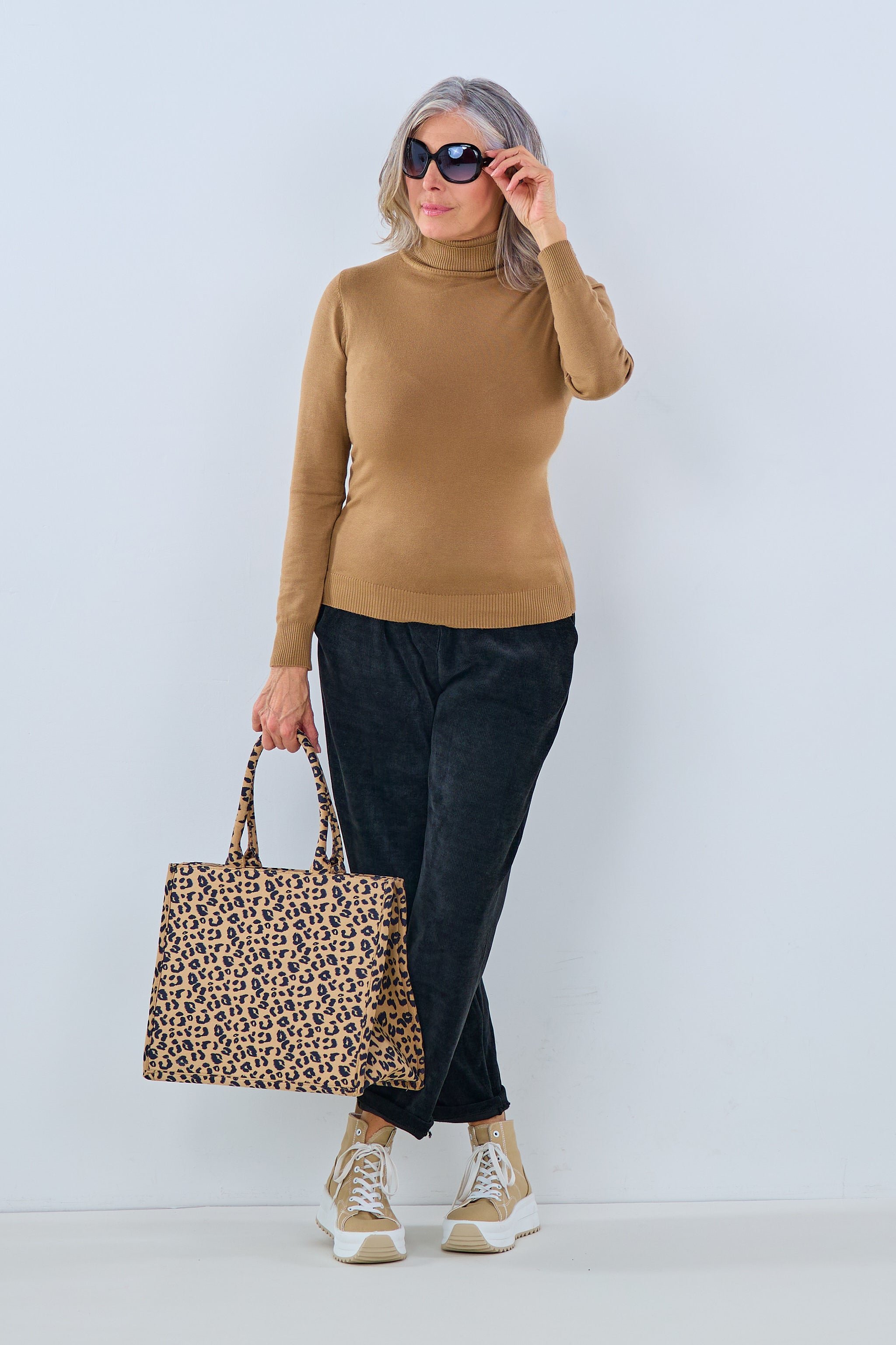 Rollkragen Pulli "Senorita", camel von Trends & Lifestyle