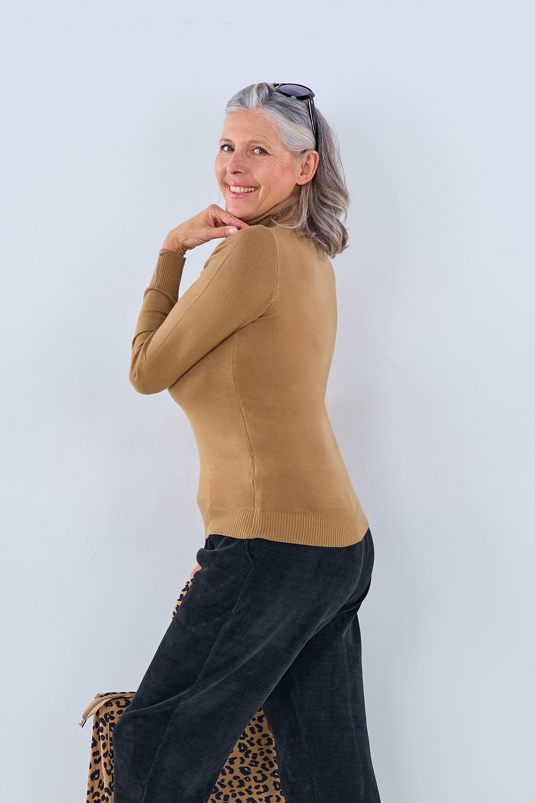 Rollkragen Pulli "Senorita", camel von Trends & Lifestyle