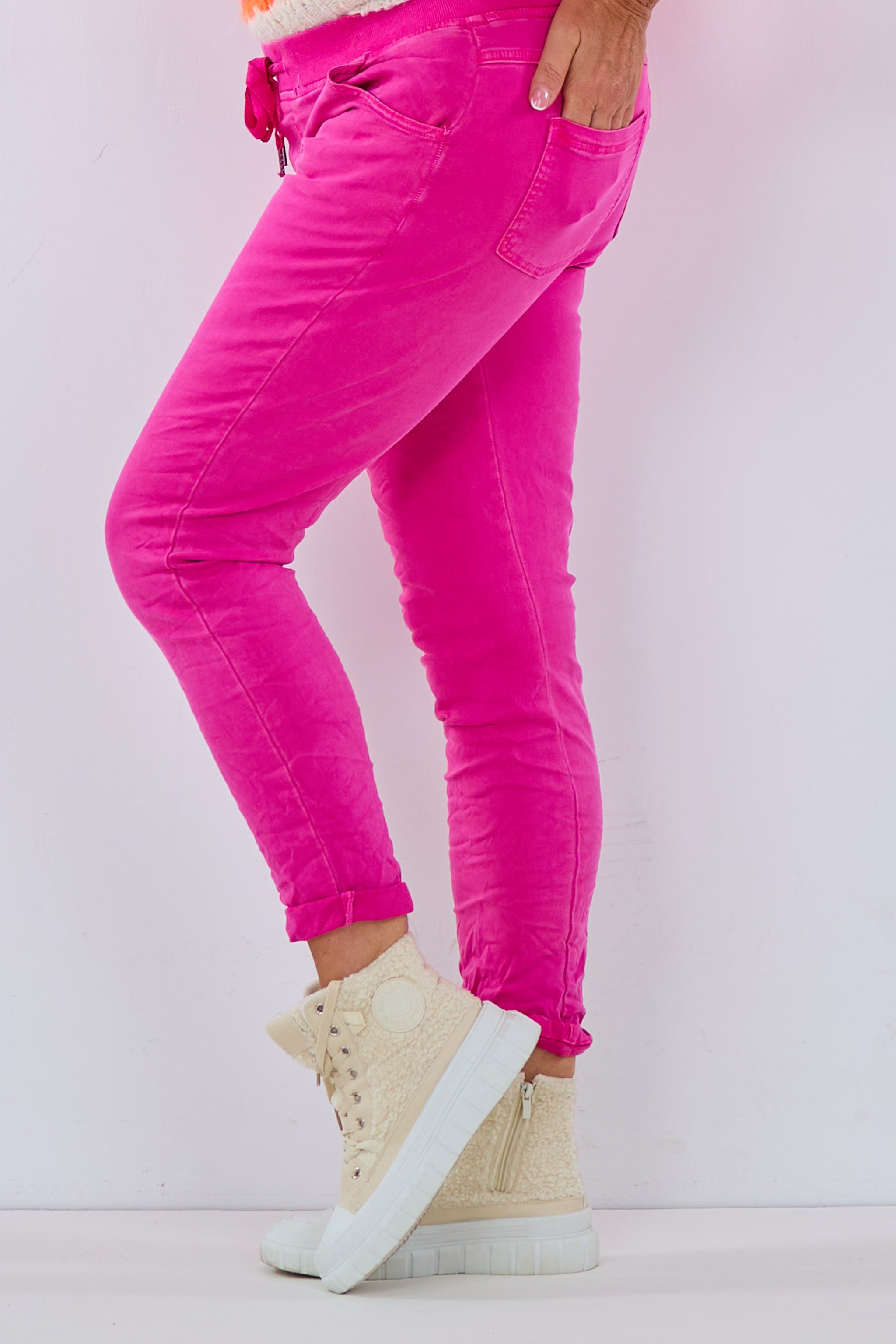 Jeans-Stretch-Hose, pink von Trends & Lifestyle