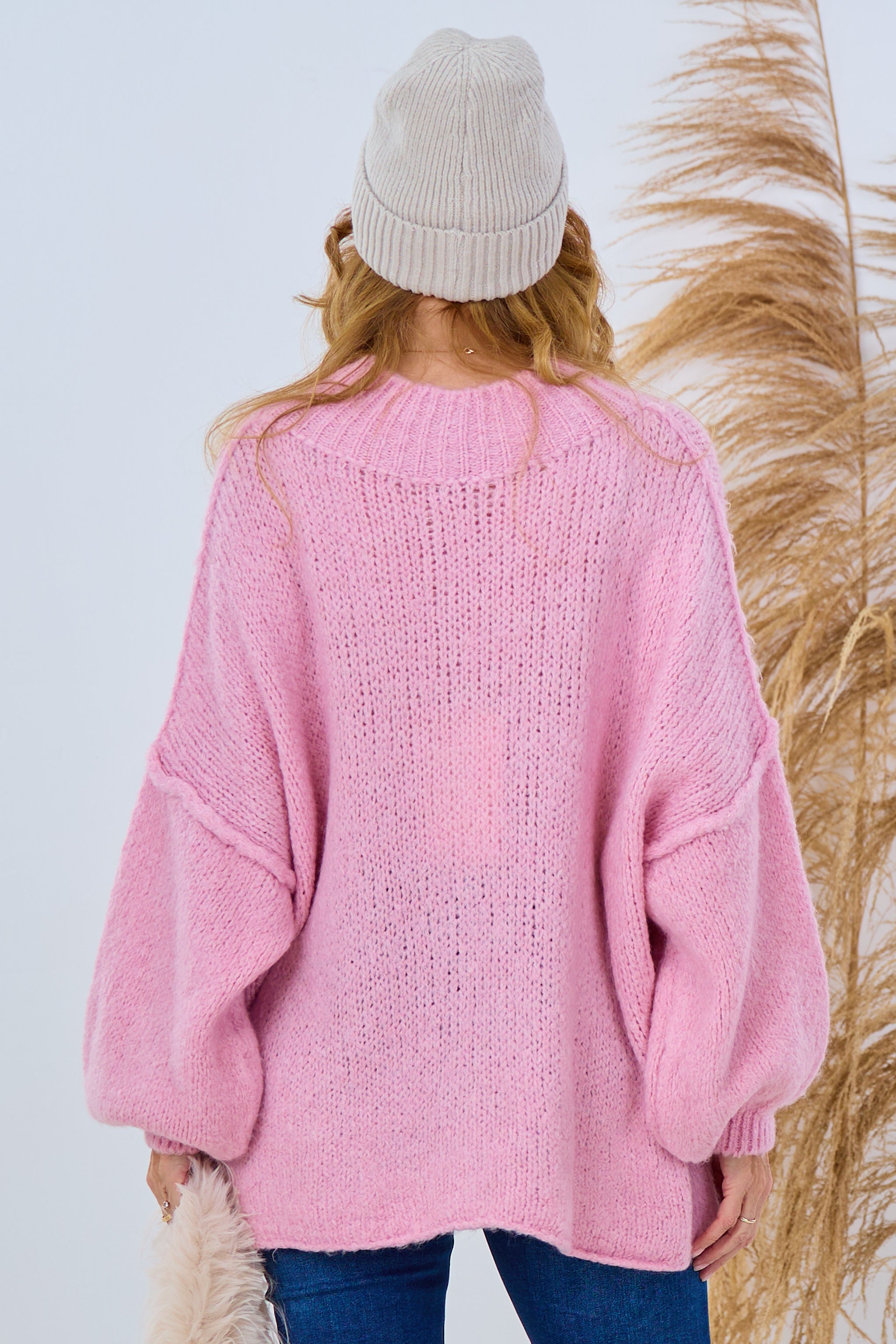 Langer Pulli "Saint", rosa von Trends & Lifestyle