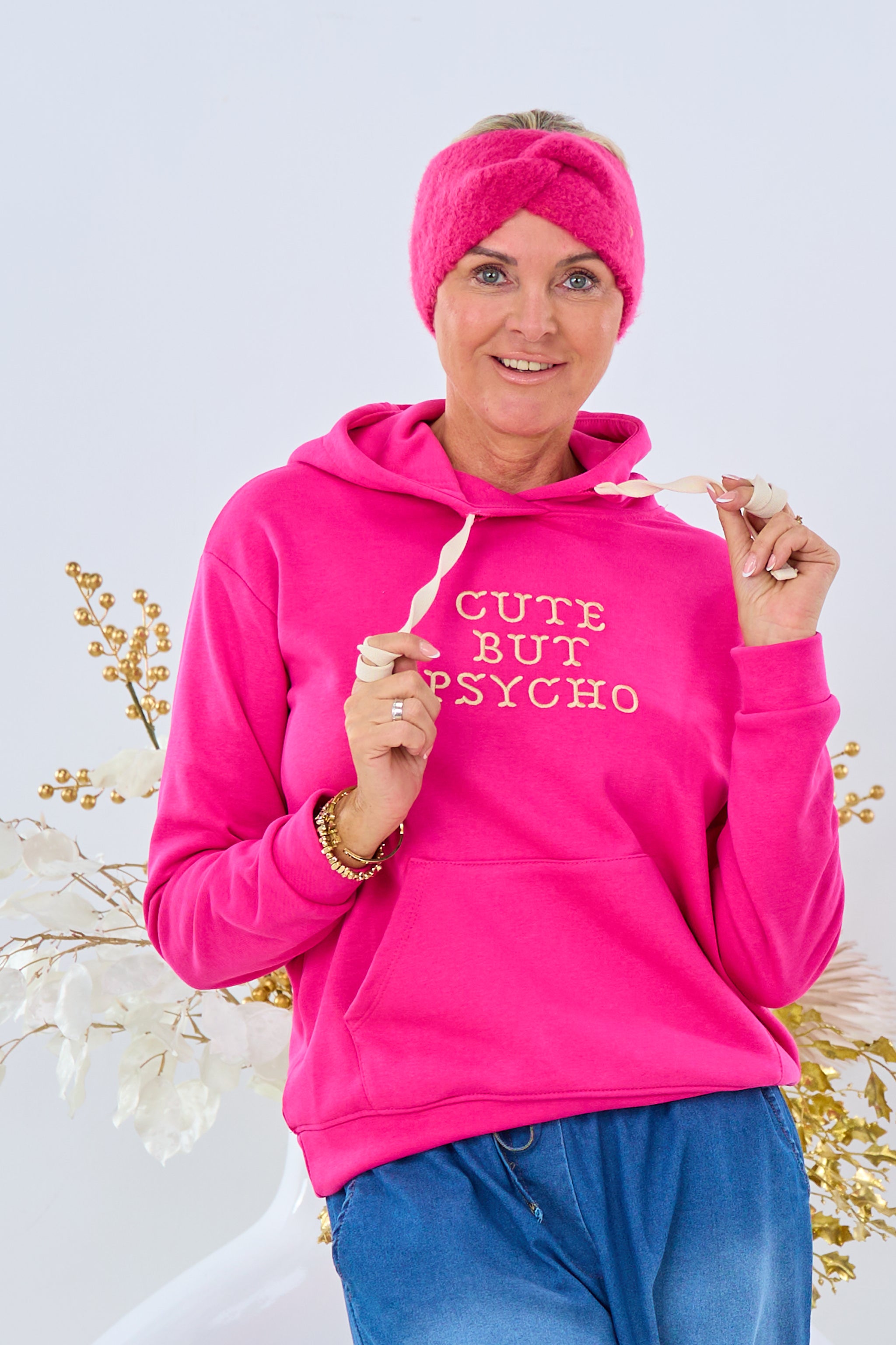 Hoodie "Cute", pink von Trends & Lifestyle