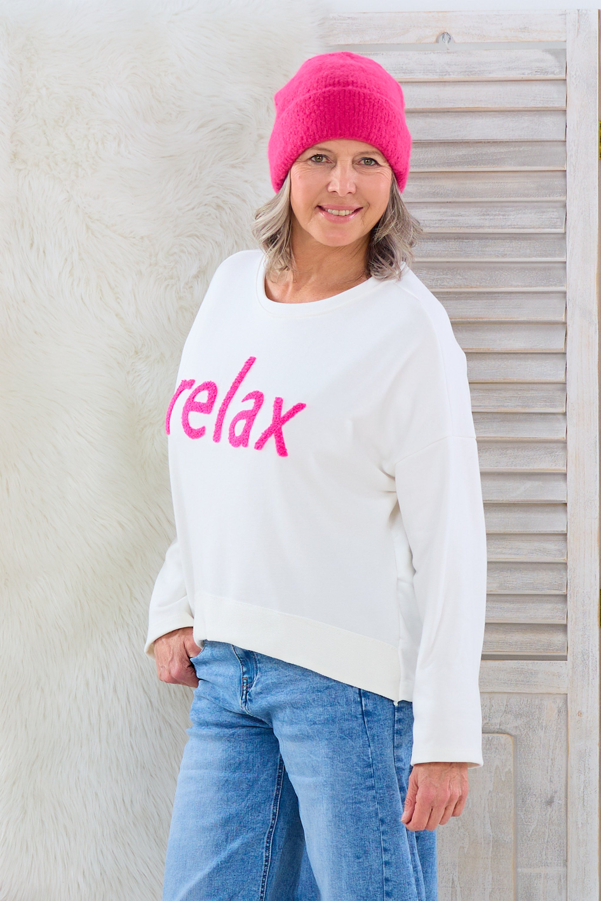 Sweaty RELAX, ecru-pink von Trends & Lifestyle