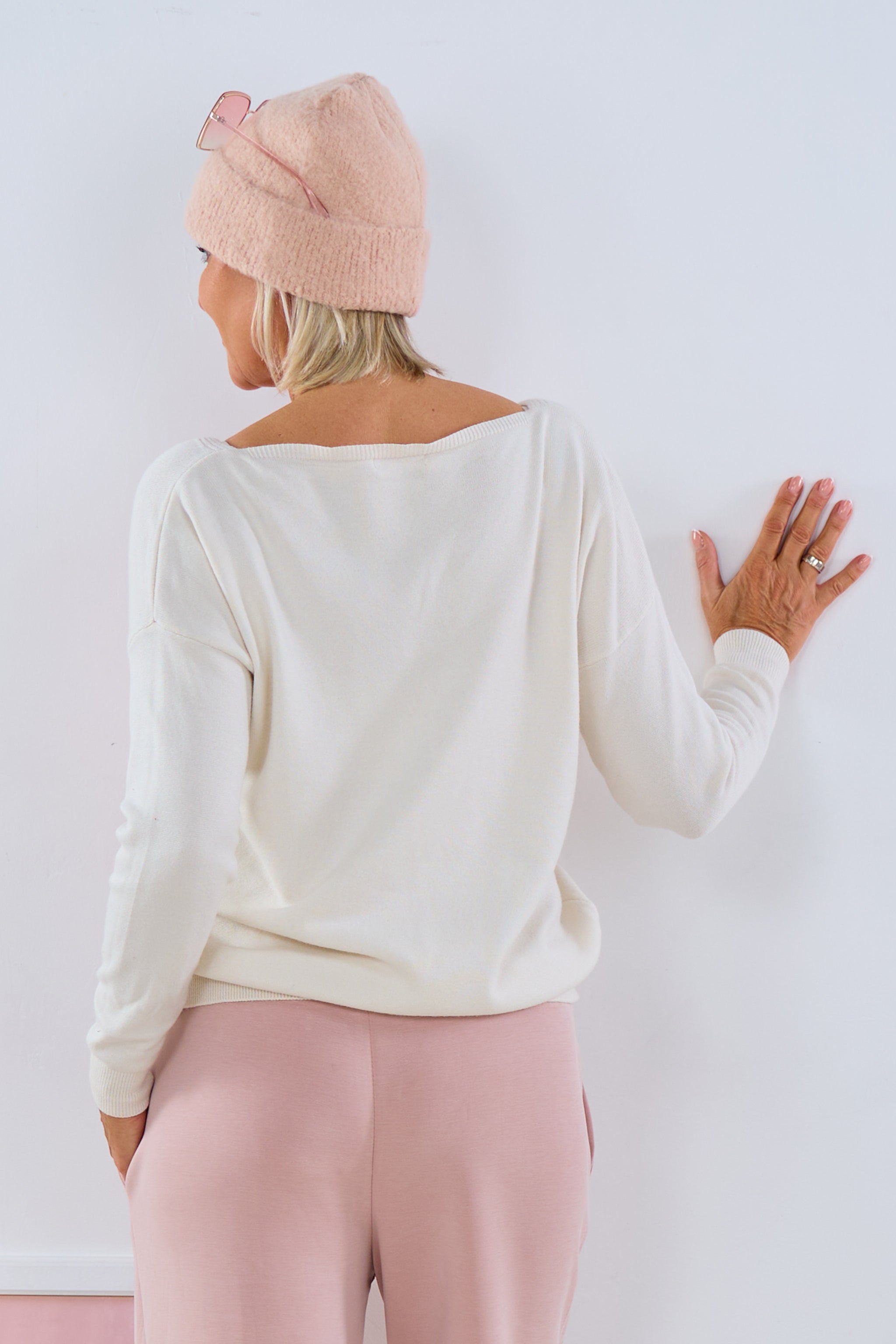 Pulli ATHLETICS, beige-pink-rosa von Trends & Lifestyle