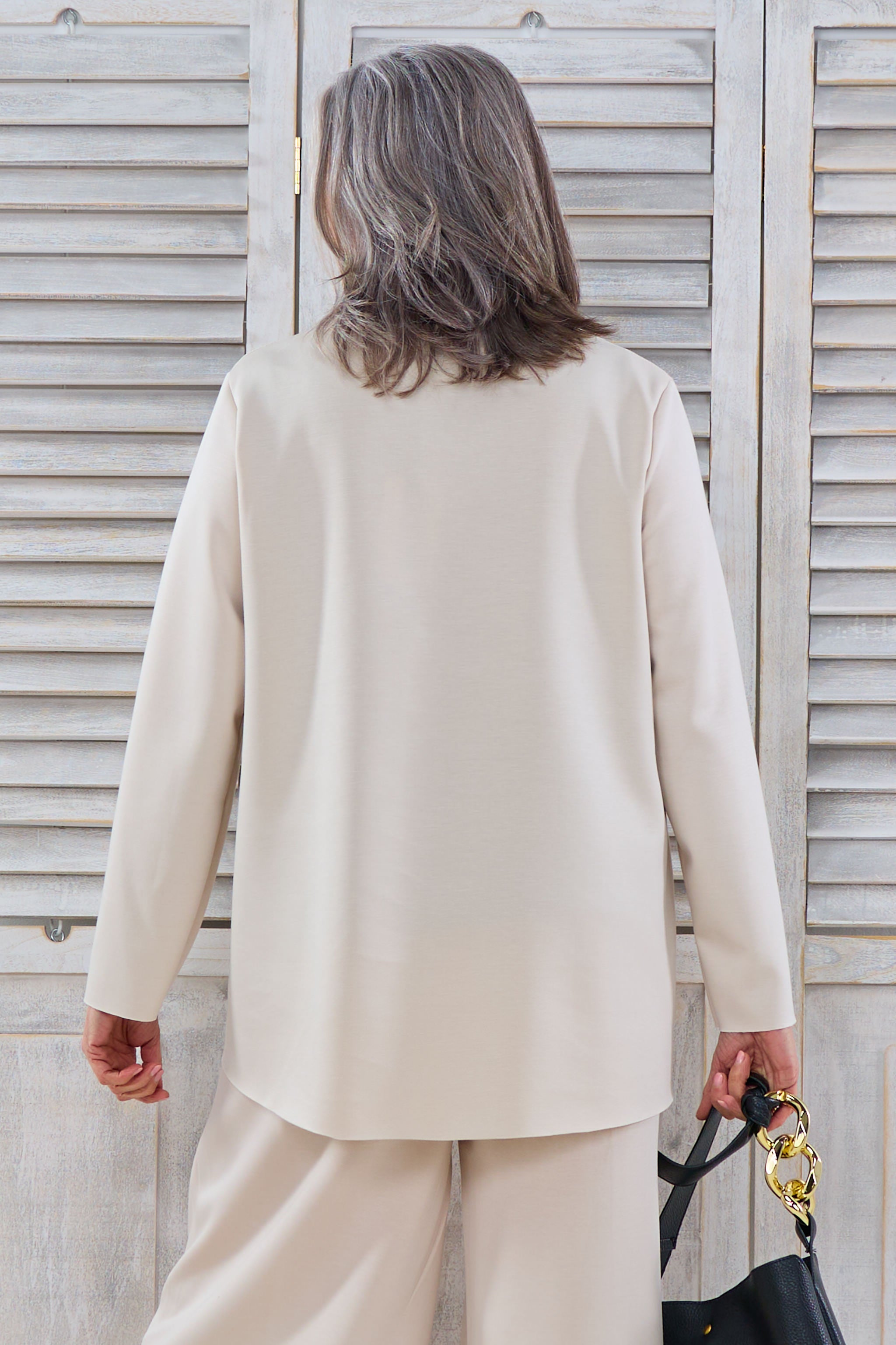 Uni Oversized Shirt, beige von Trends & Lifestyle Deutschland GmbH