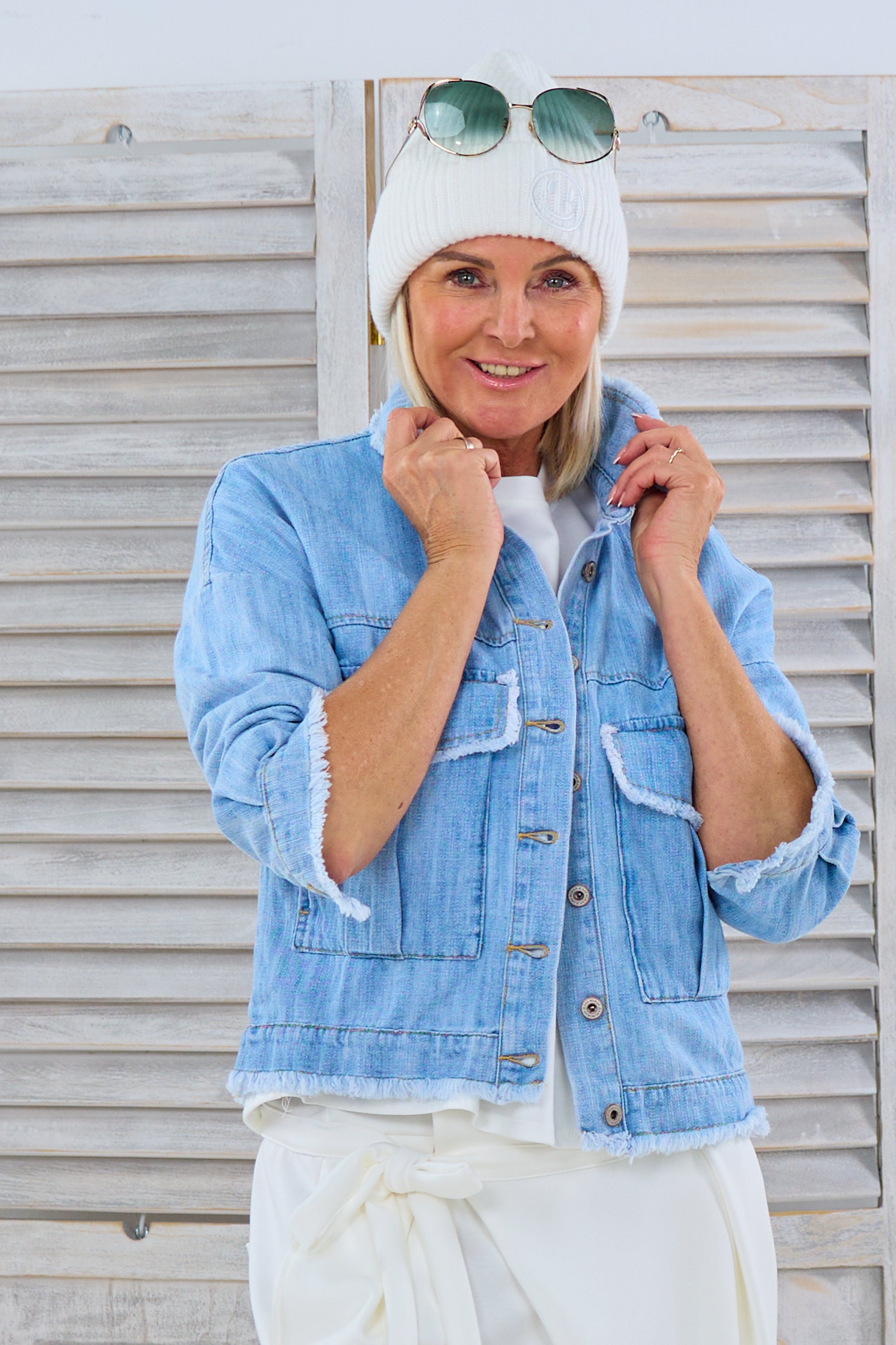 Jeansjacke mit großen Taschen, denim blau von Trends & Lifestyle Deutschland GmbH