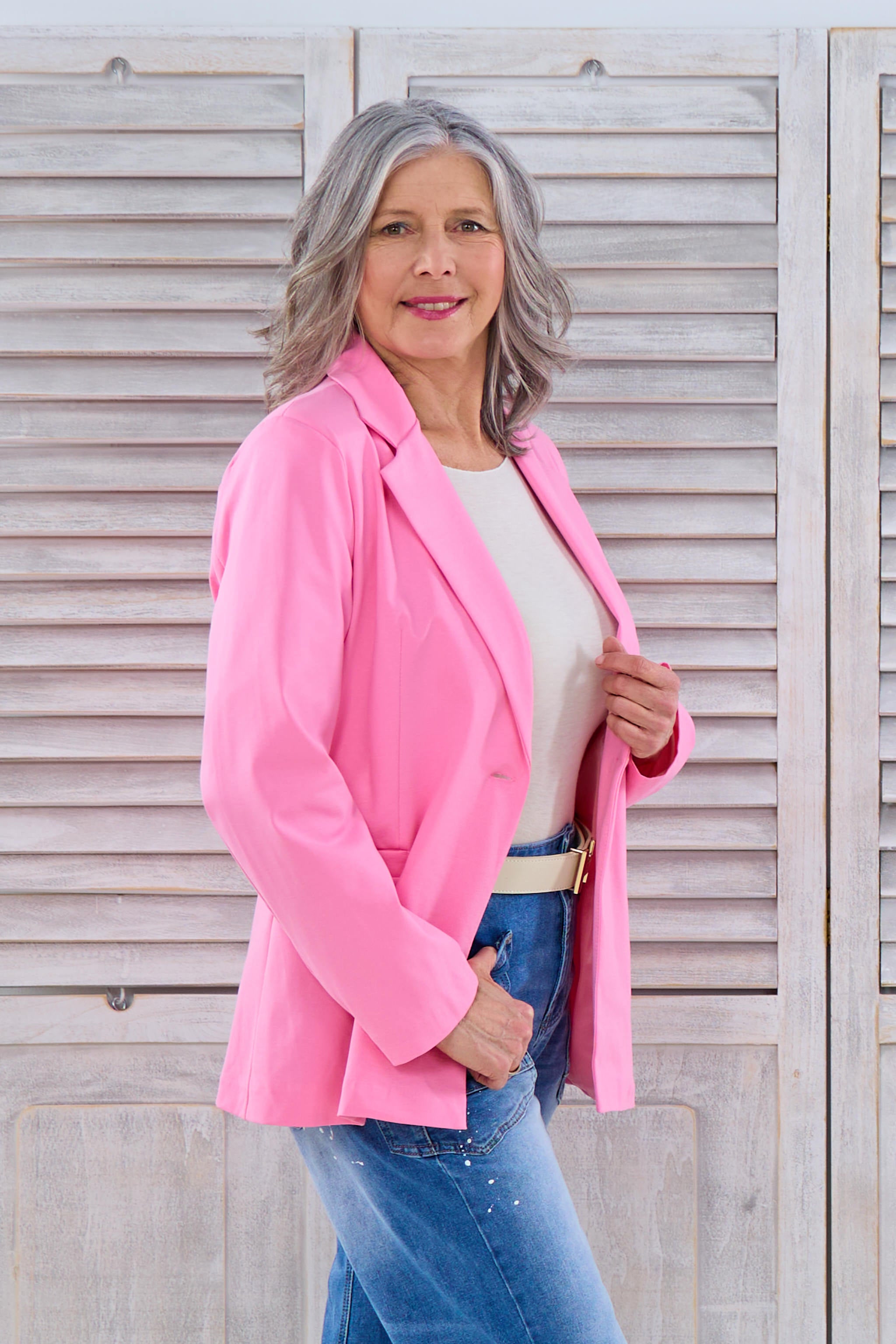 taillierter Blazer, rosa von Trends & Lifestyle Deutschland GmbH