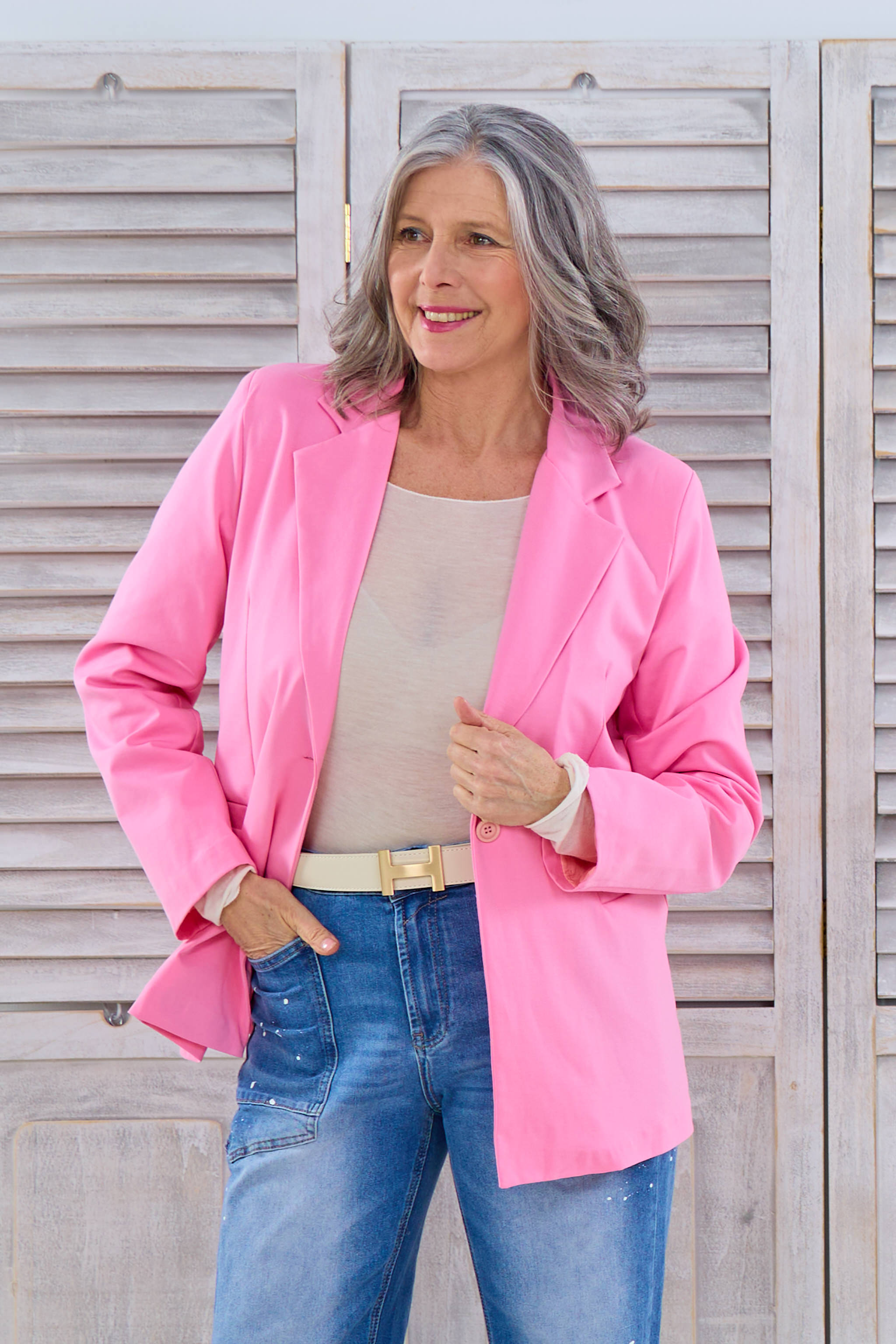 taillierter Blazer, rosa von Trends & Lifestyle Deutschland GmbH