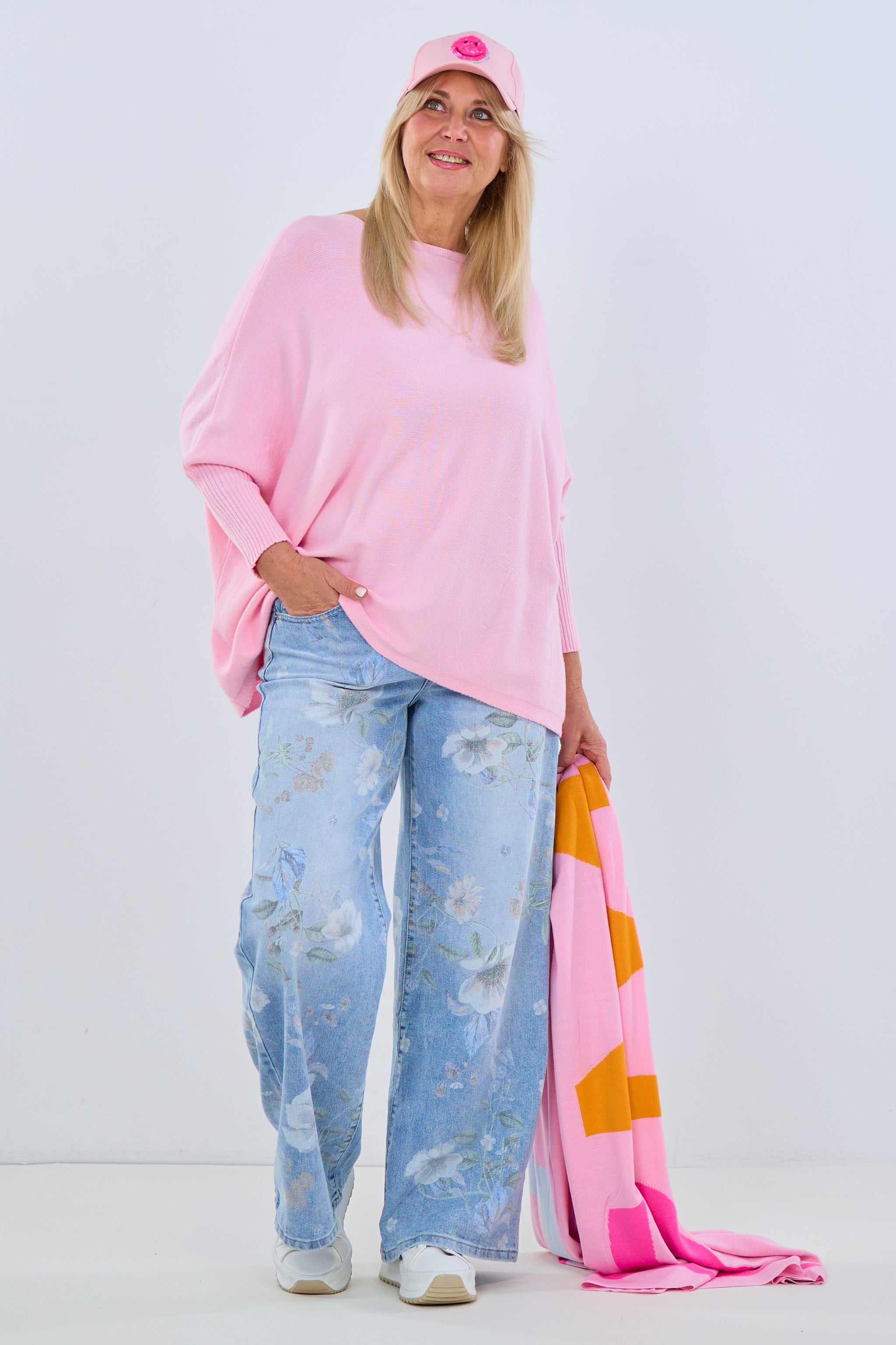 weicher Oversized Strickpulli, rosa von Trends & Lifestyle Deutschland GmbH