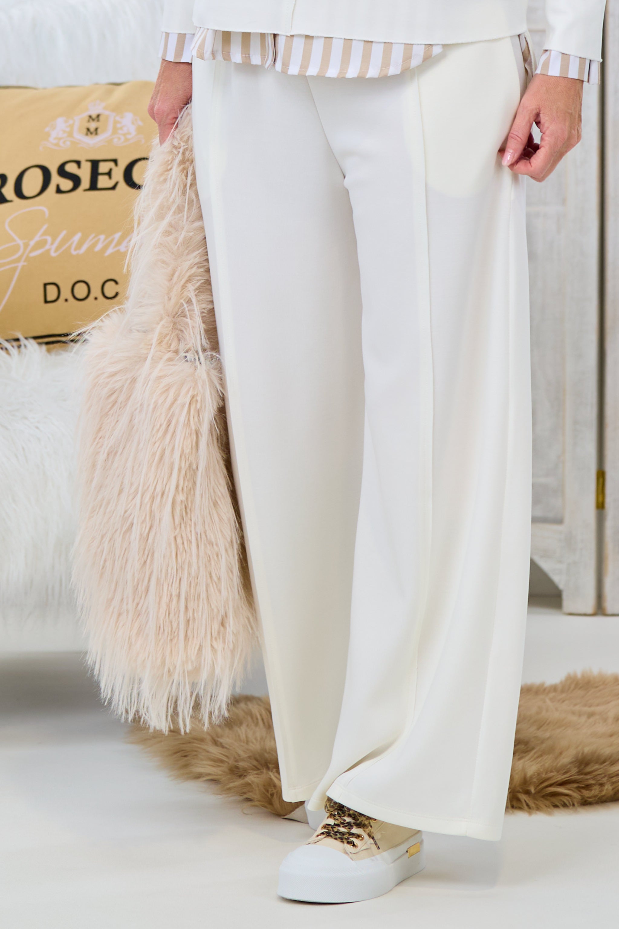 Cozy Hose im Marlene Style, ecru von Trends & Lifestyle Deutschland GmbH