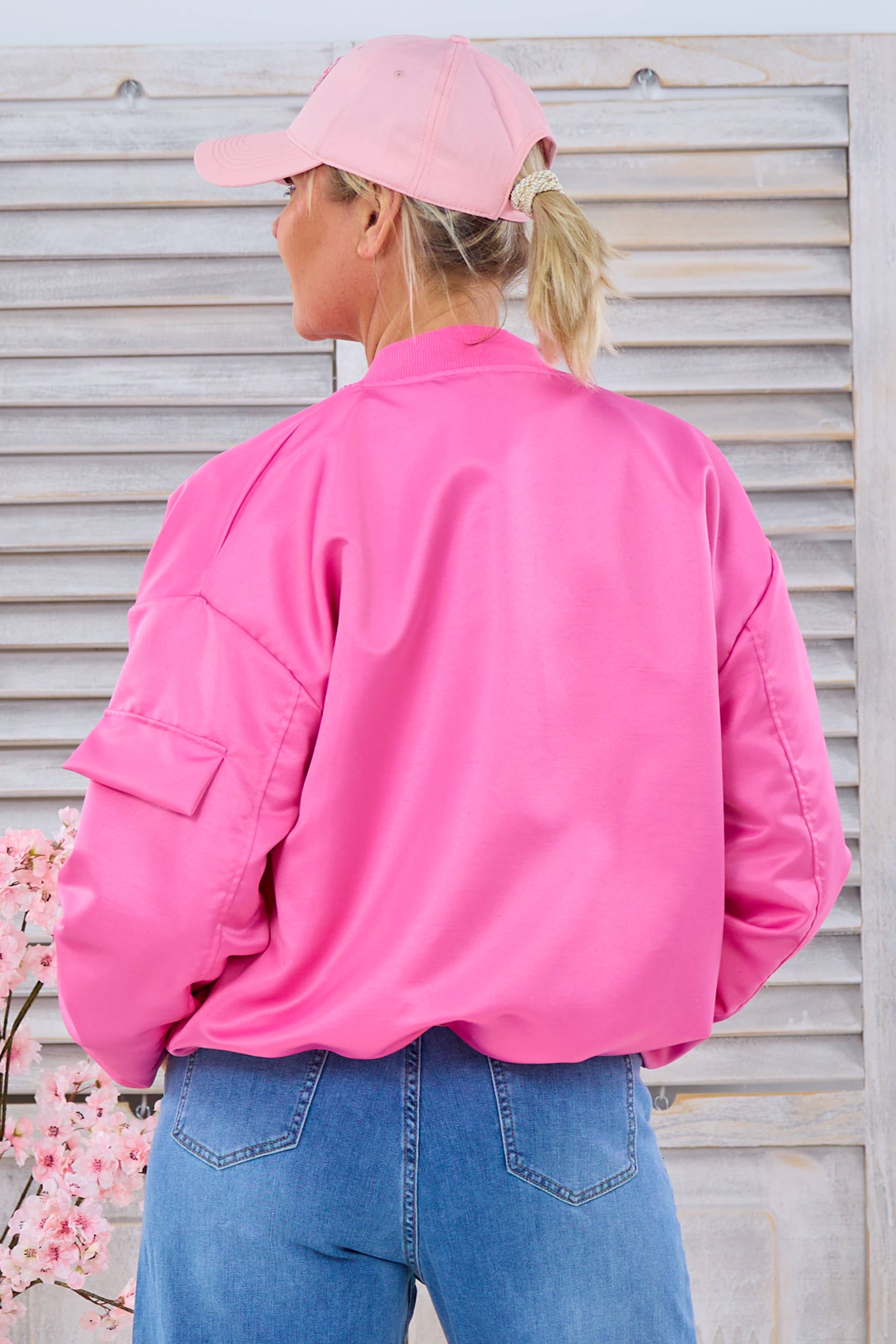 Blouson mit Stehkragen, pink von Trends & Lifestyle Deutschland GmbH