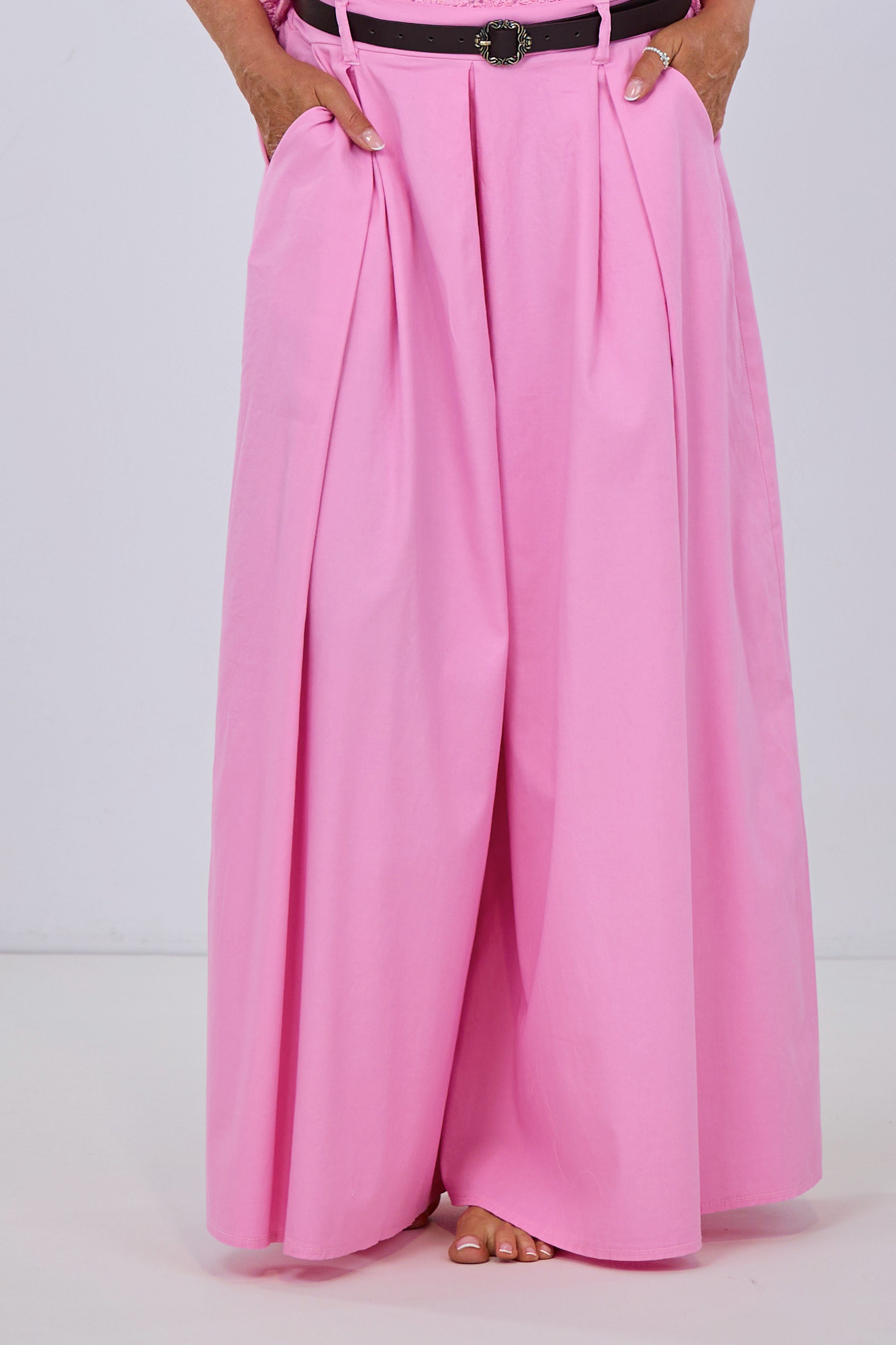 Hosenrock mit Bundfalten, pink von Trends & Lifestyle Deutschland GmbH