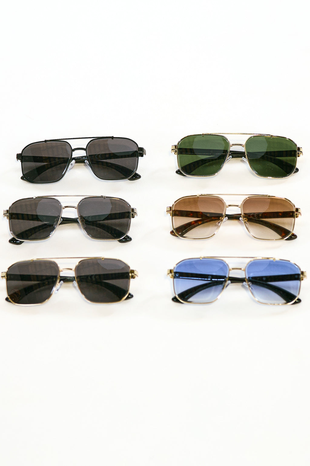 Stylish pilot-style sunglasses, see variants