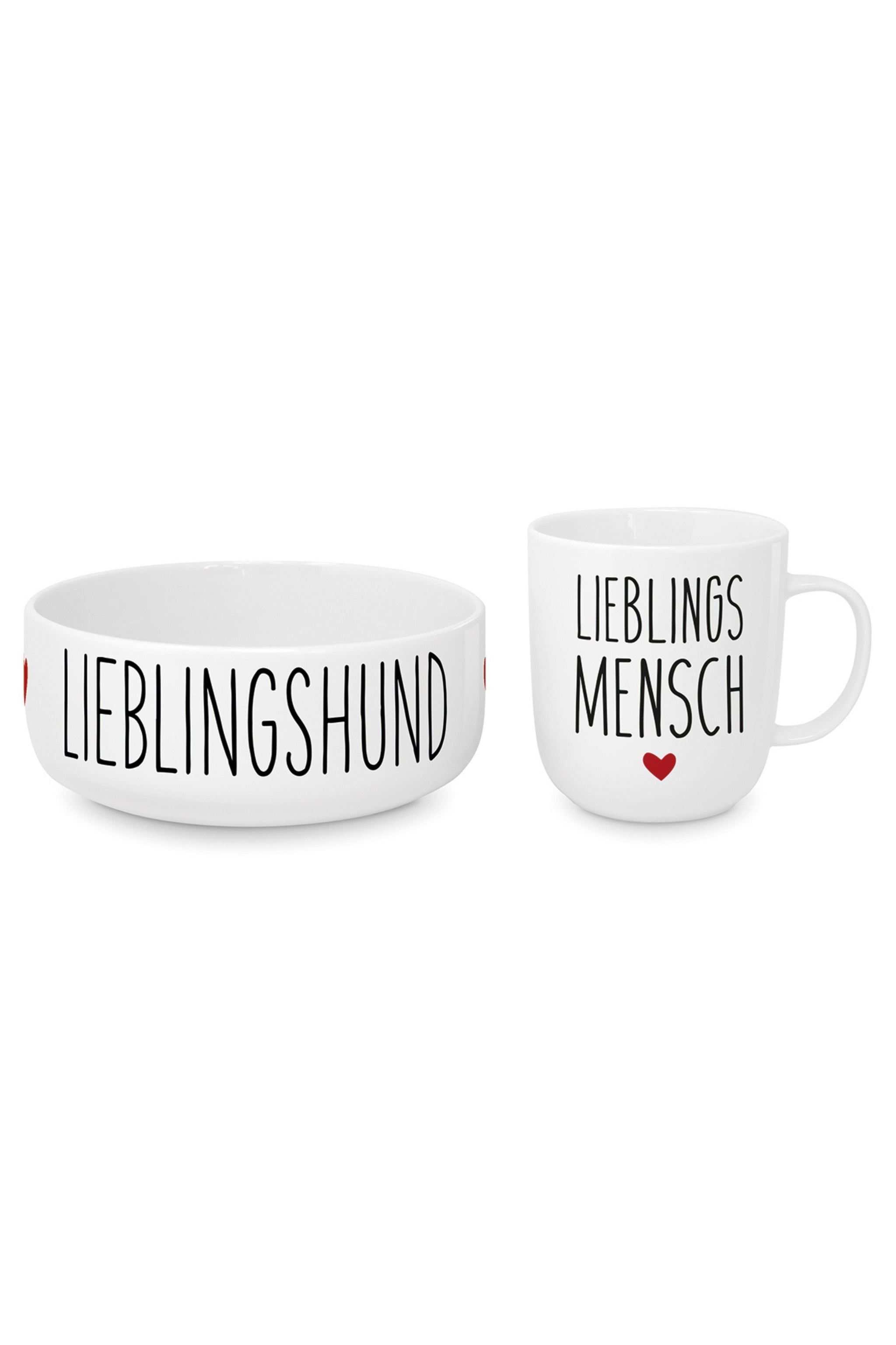 Lieblingshund Set, weiß von Trends & Lifestyle Deutschland GmbH