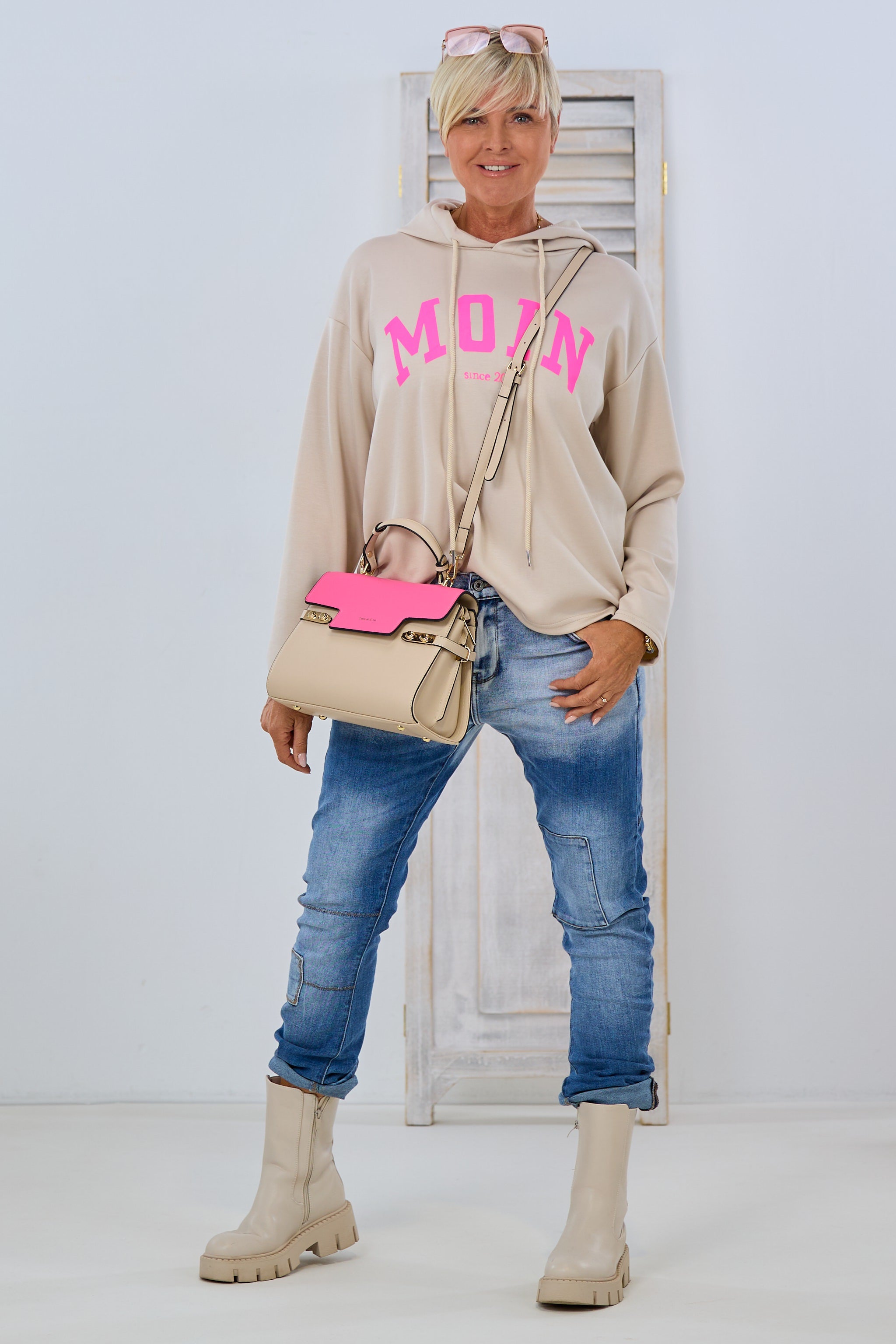 Weicher Hoodie MOIN, beige