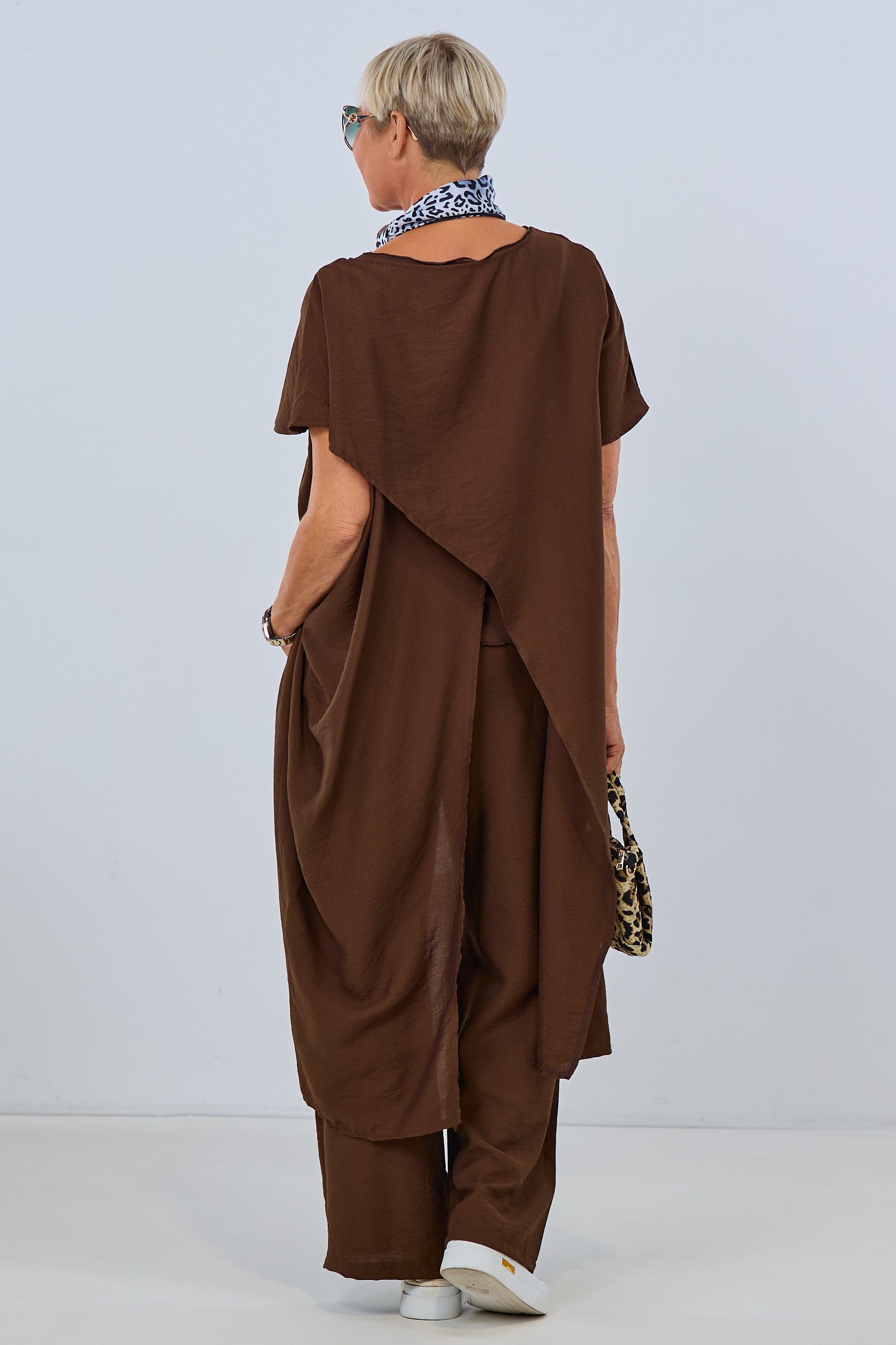 Overlay/Poncho, braun