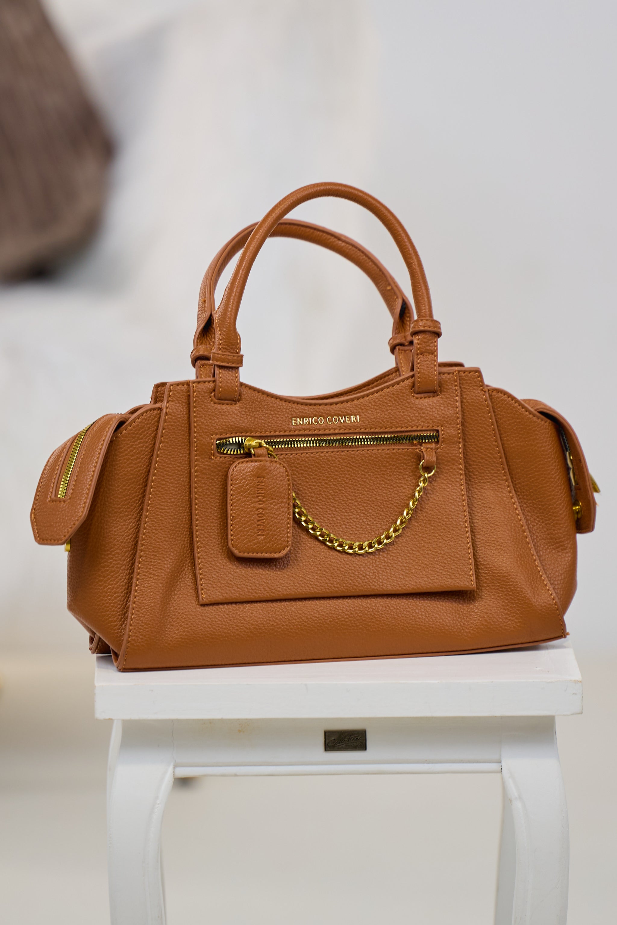 Henkeltasche, camel