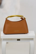 elegante Tasche, camel-gold