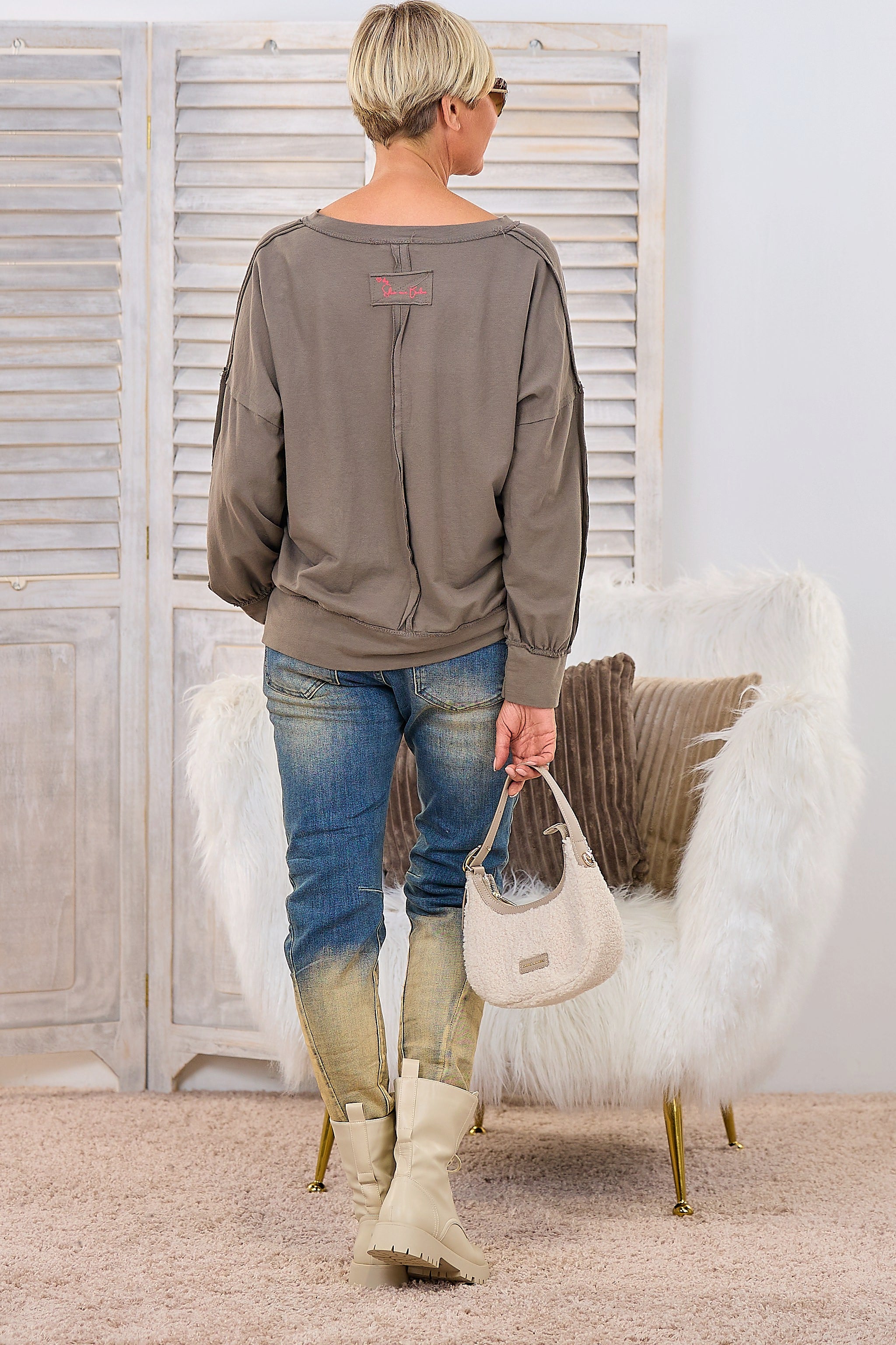 Leichtes Sweaty by Silvia van Beekum, taupe