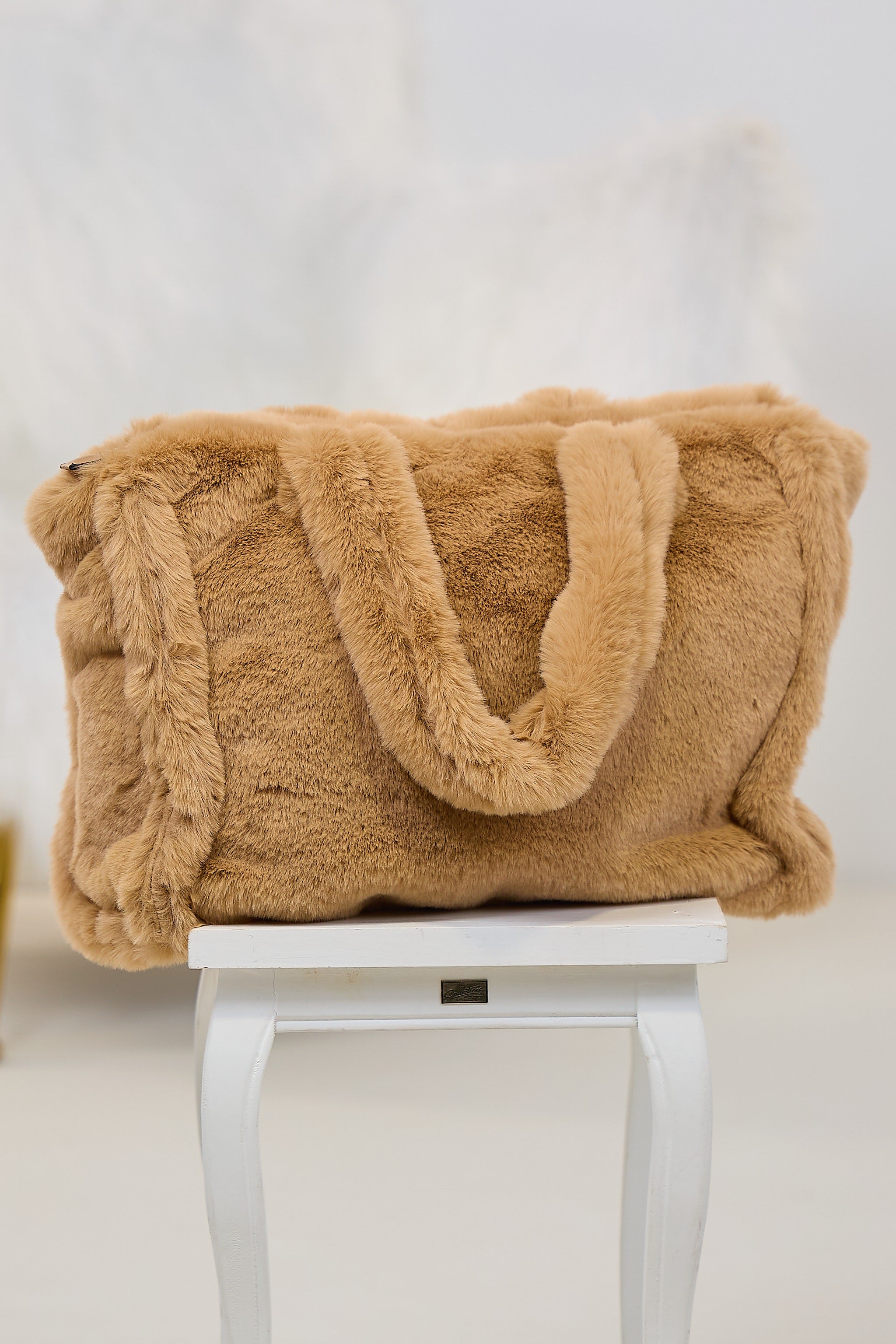 Große Felltasche, camel