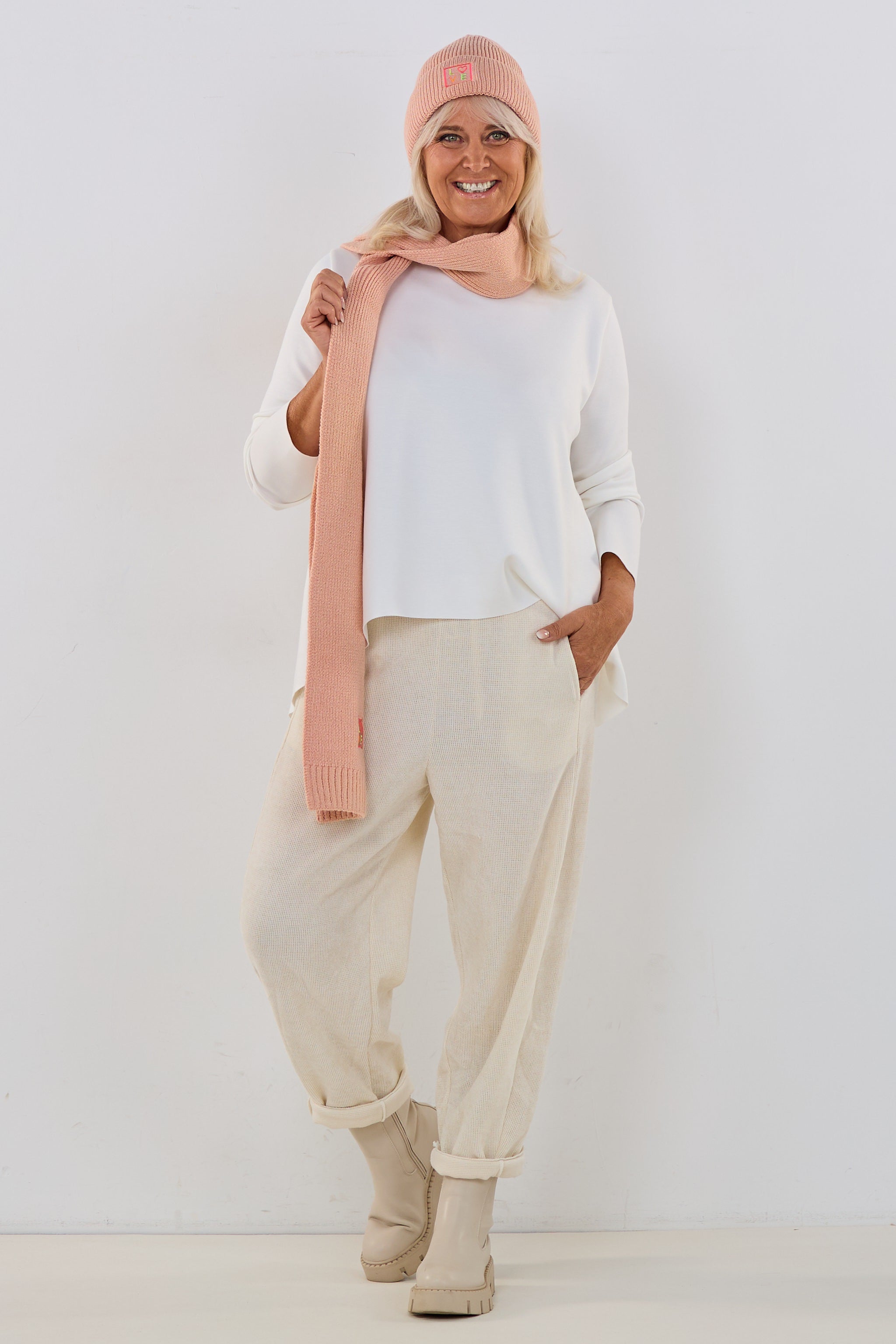 Cozy Basic Shirt, ecru